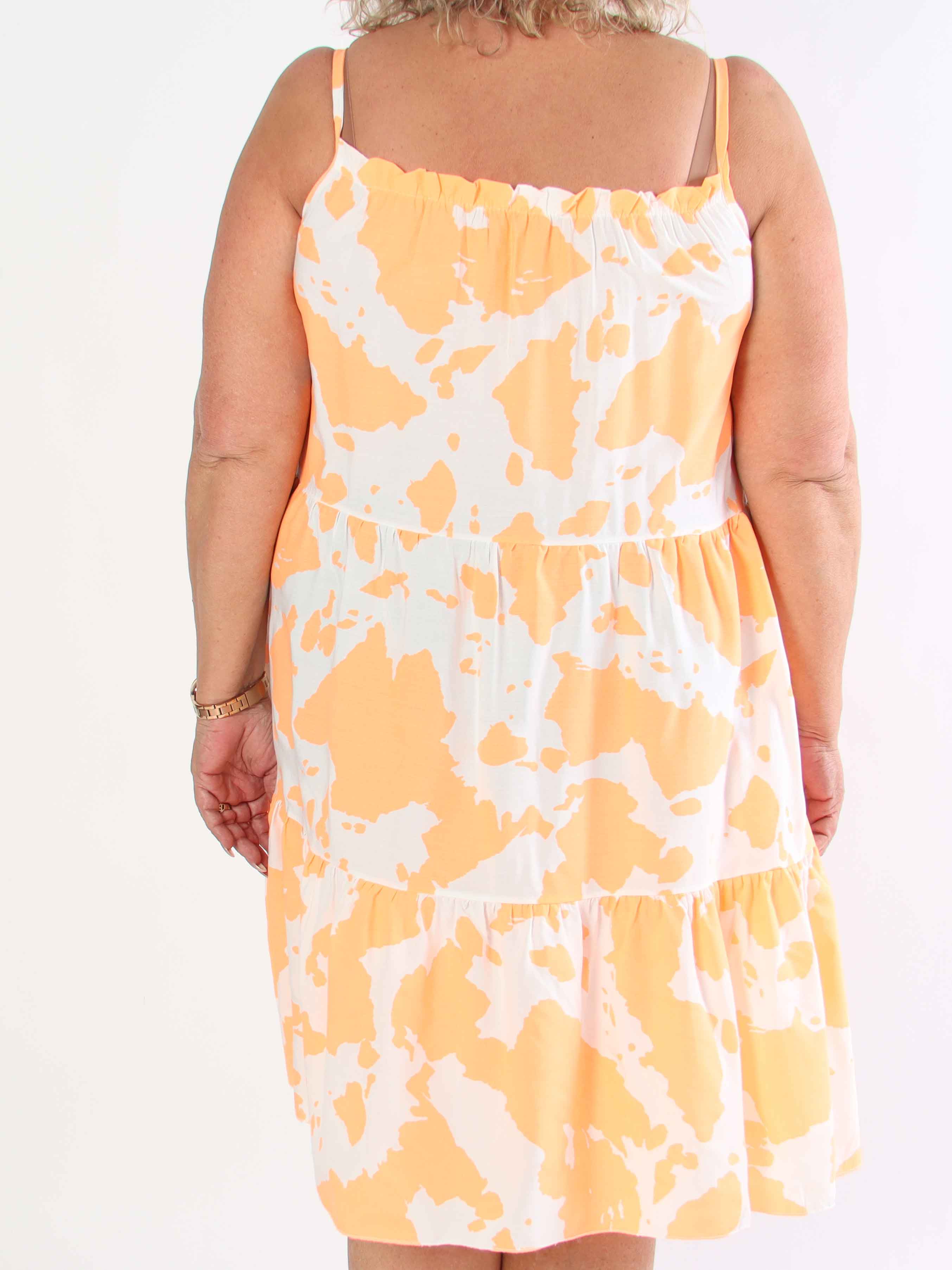 Maeve - sommarklänning i bomull med axelband och lager på lager look