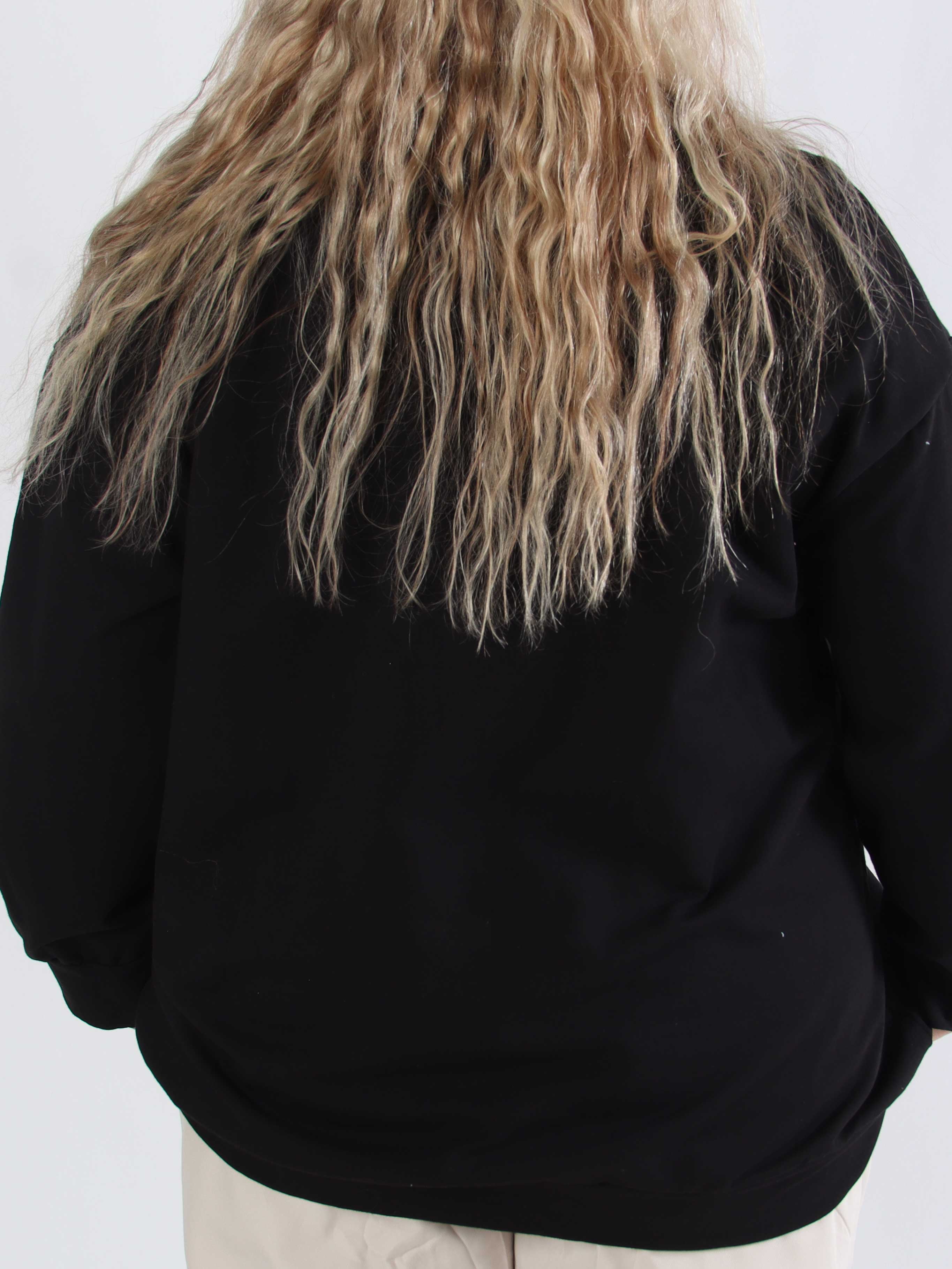 Magnolia - Plus size joggingtopp med LA skrivet i plysch