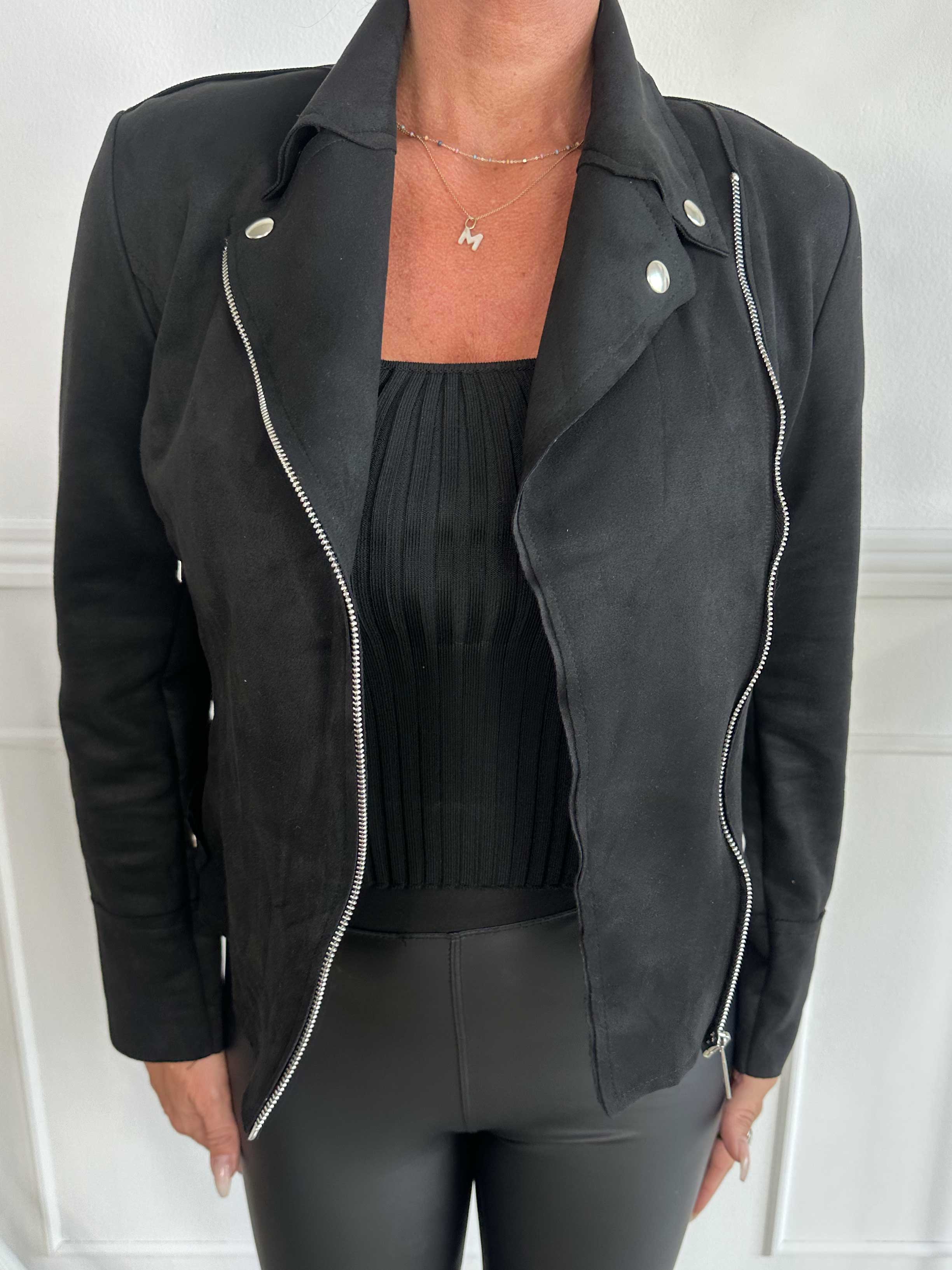 Marina - Mjuk jacka i mockalook