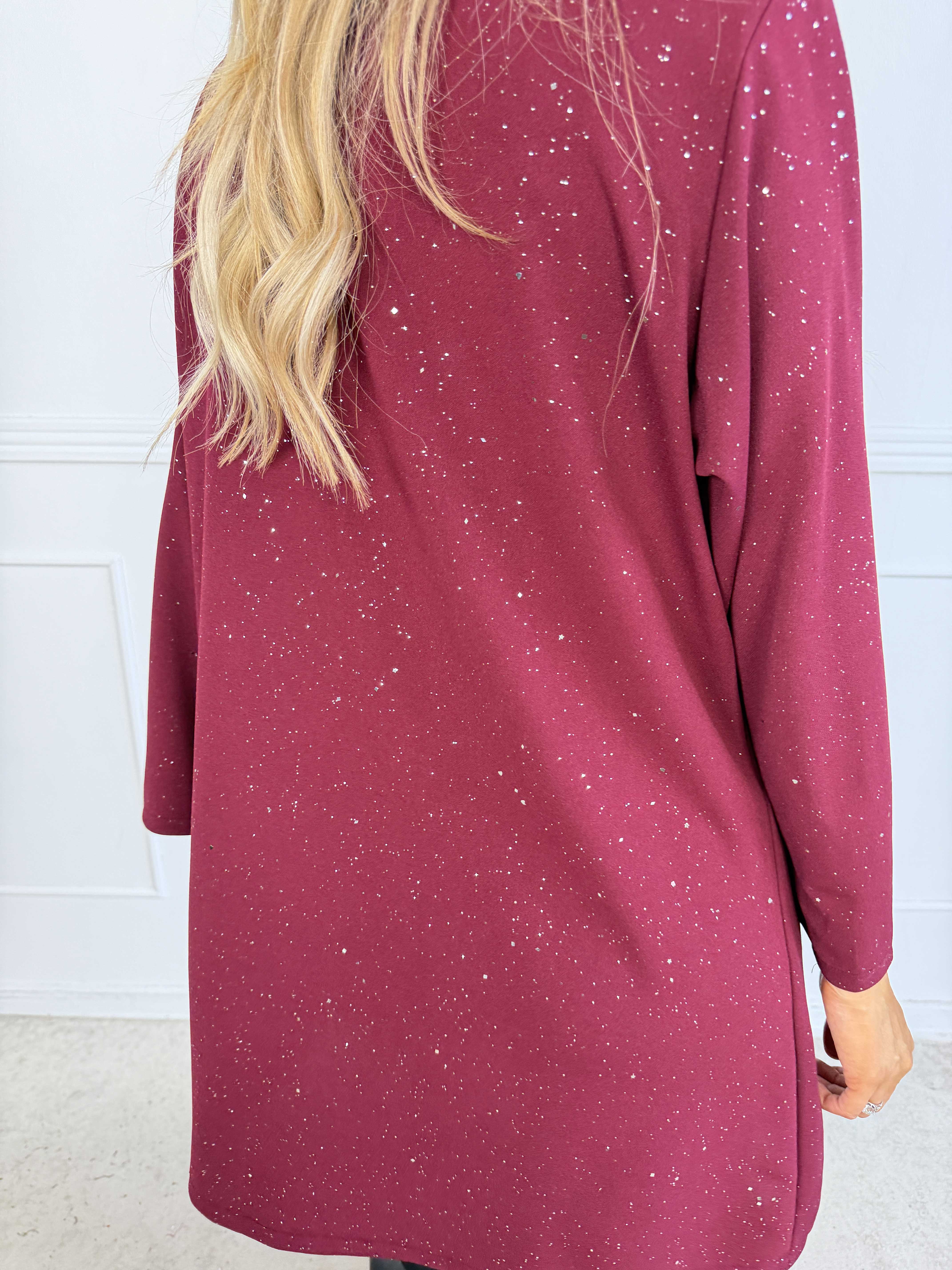 Medea Long - Elegant kavaj med fint glitterdamm som ger en exklusiv och festlig look