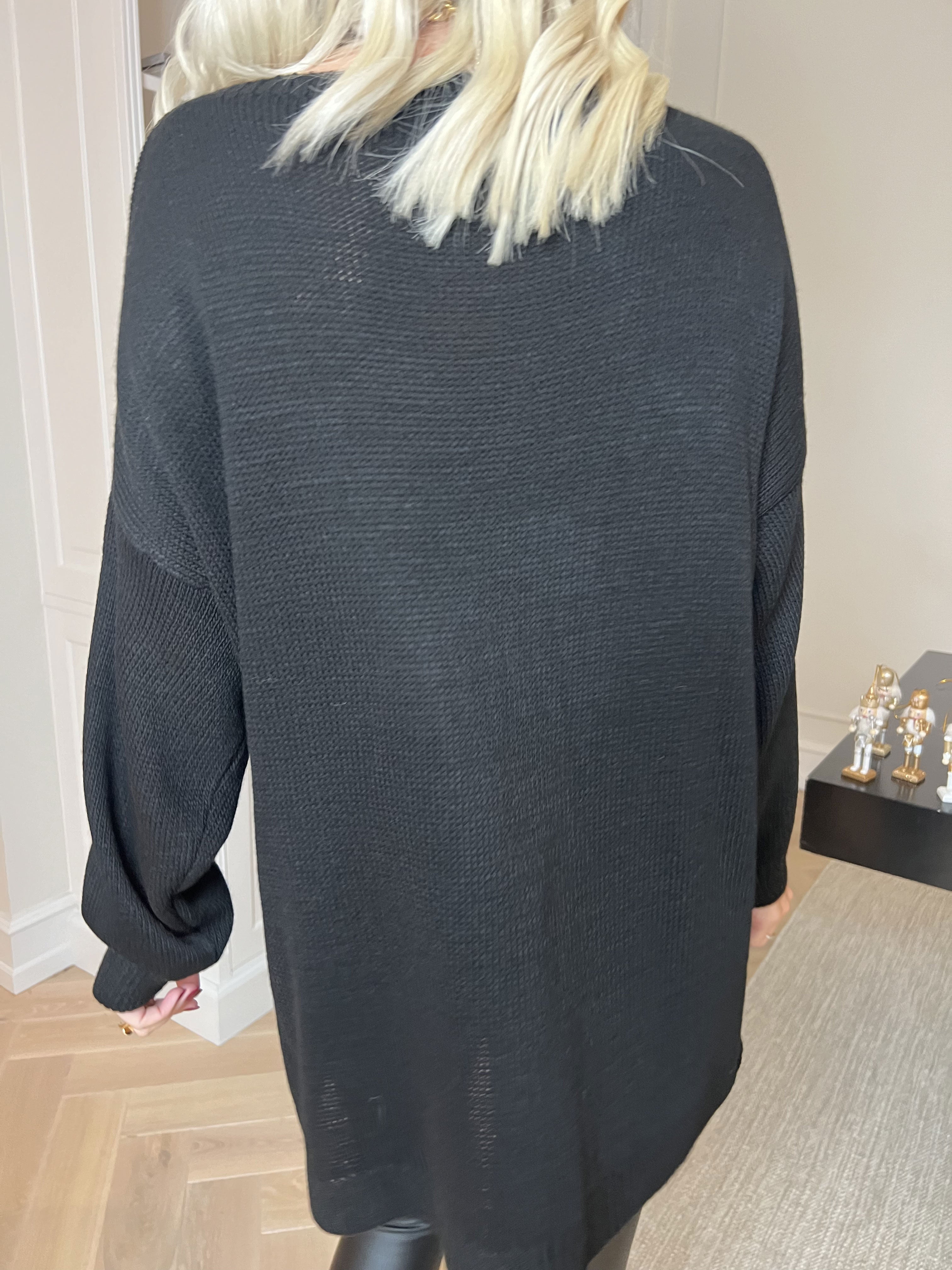 Merry - Plus size jultröja med guldfärgad text