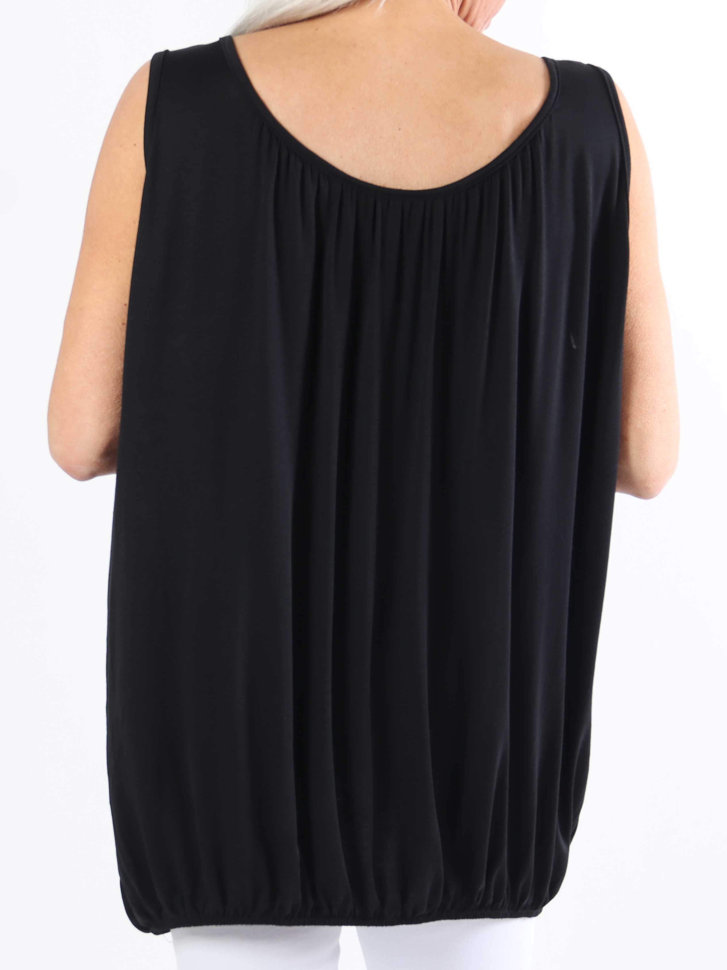 Miracle top - Basic plus size-topp med resår i nederkanten (bestseller)