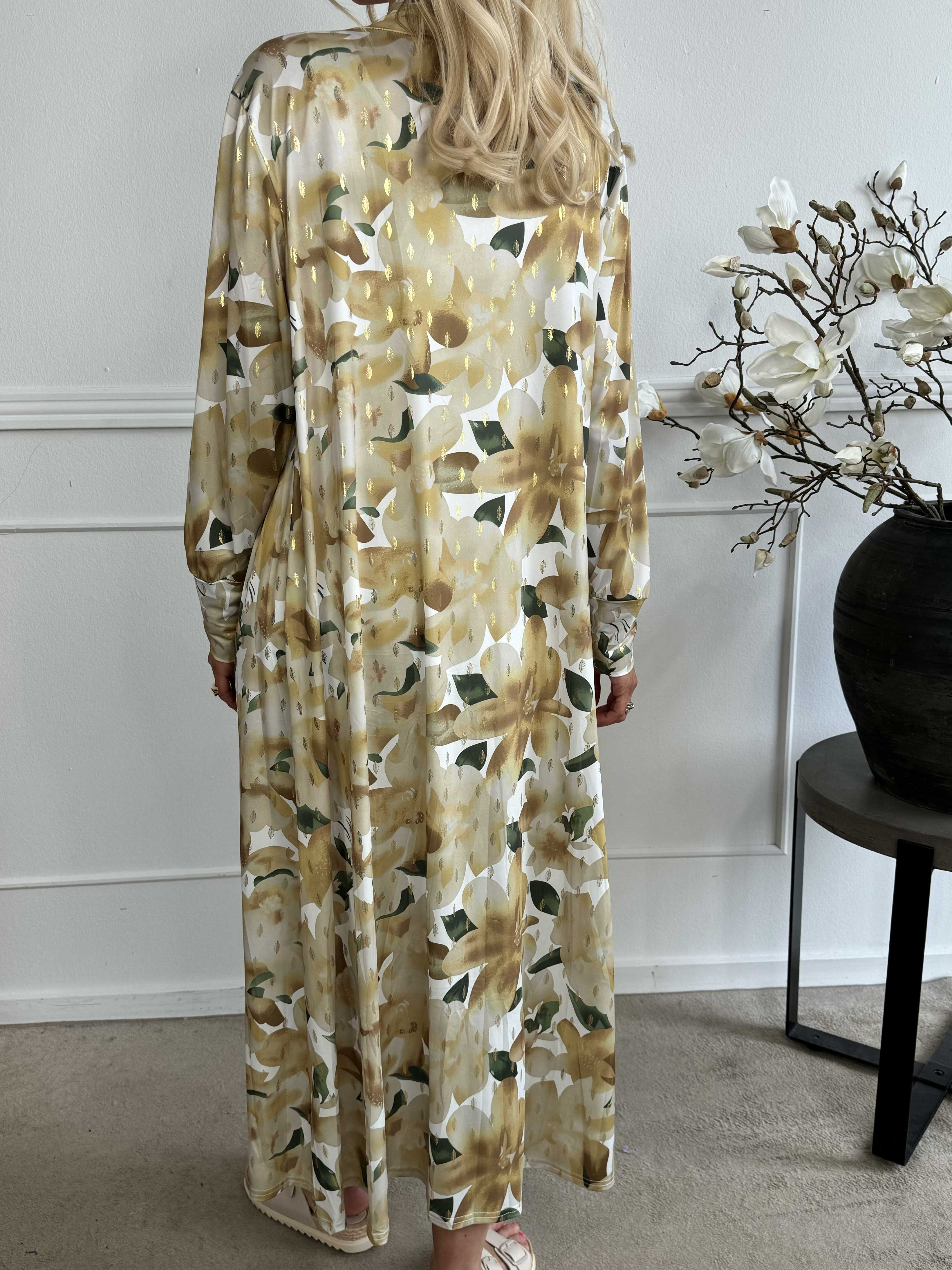 Mikkala Sweet Flower - Elastisk kofta med tryck