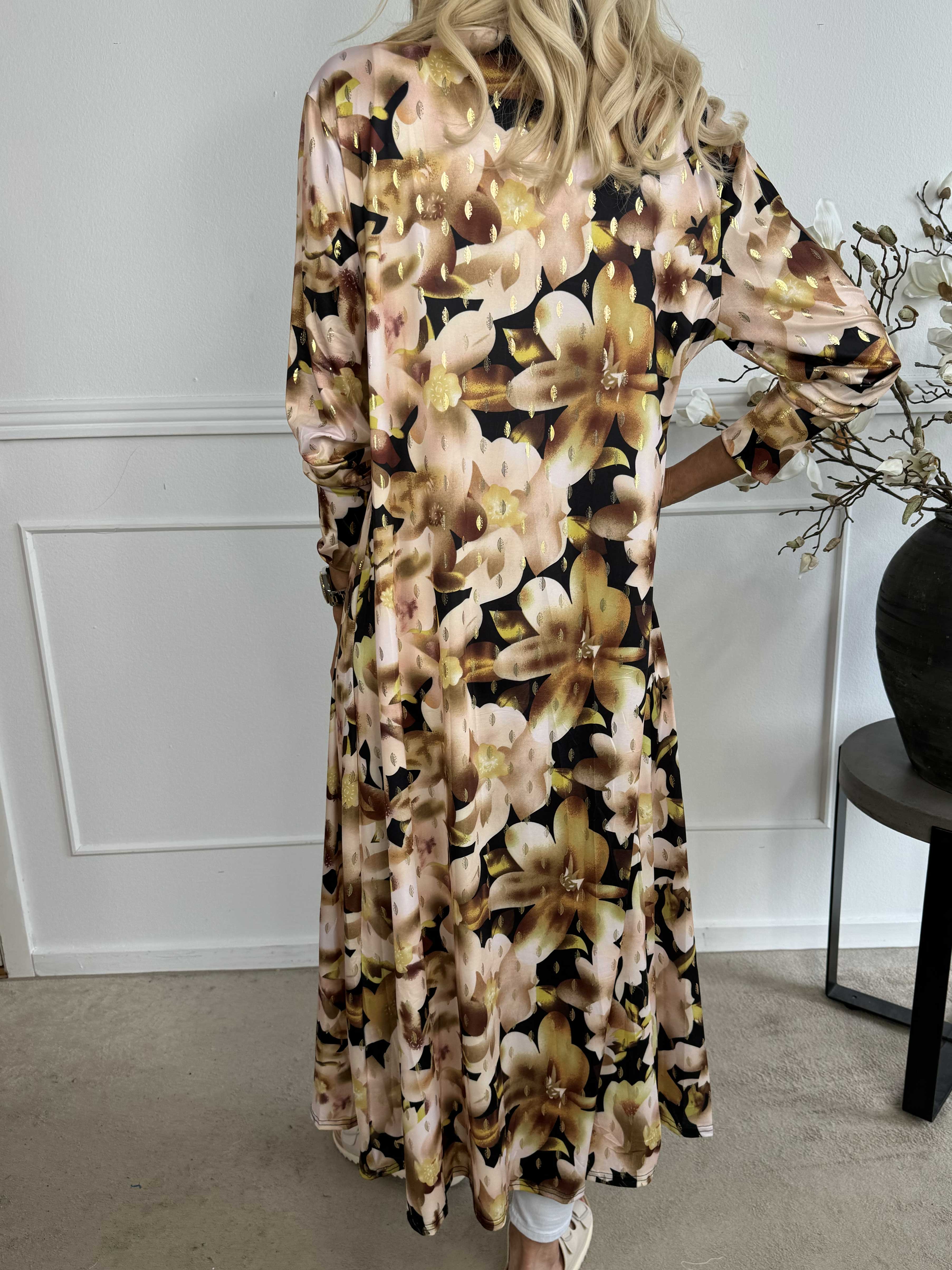 Mikkala Sweet Flower - Elastisk kofta med tryck