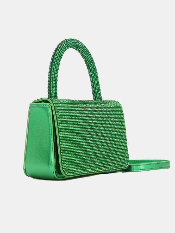 Milou - Liten handväska med dekor i konstläder