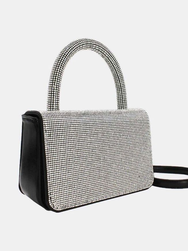 Milou - Liten handväska med dekor i konstläder