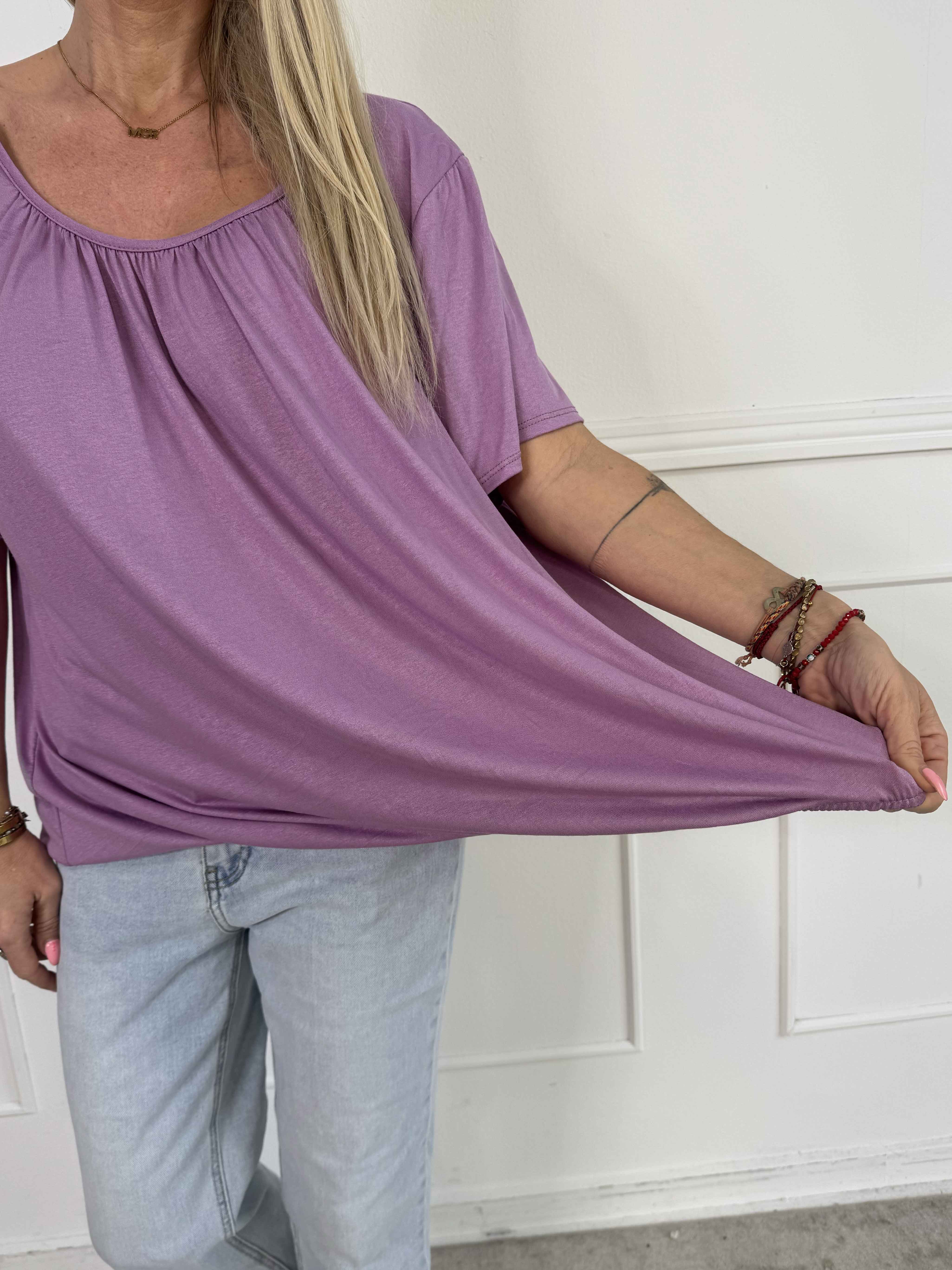 Miracle t-shirt - Bas t-shirt med resår i nederkanten