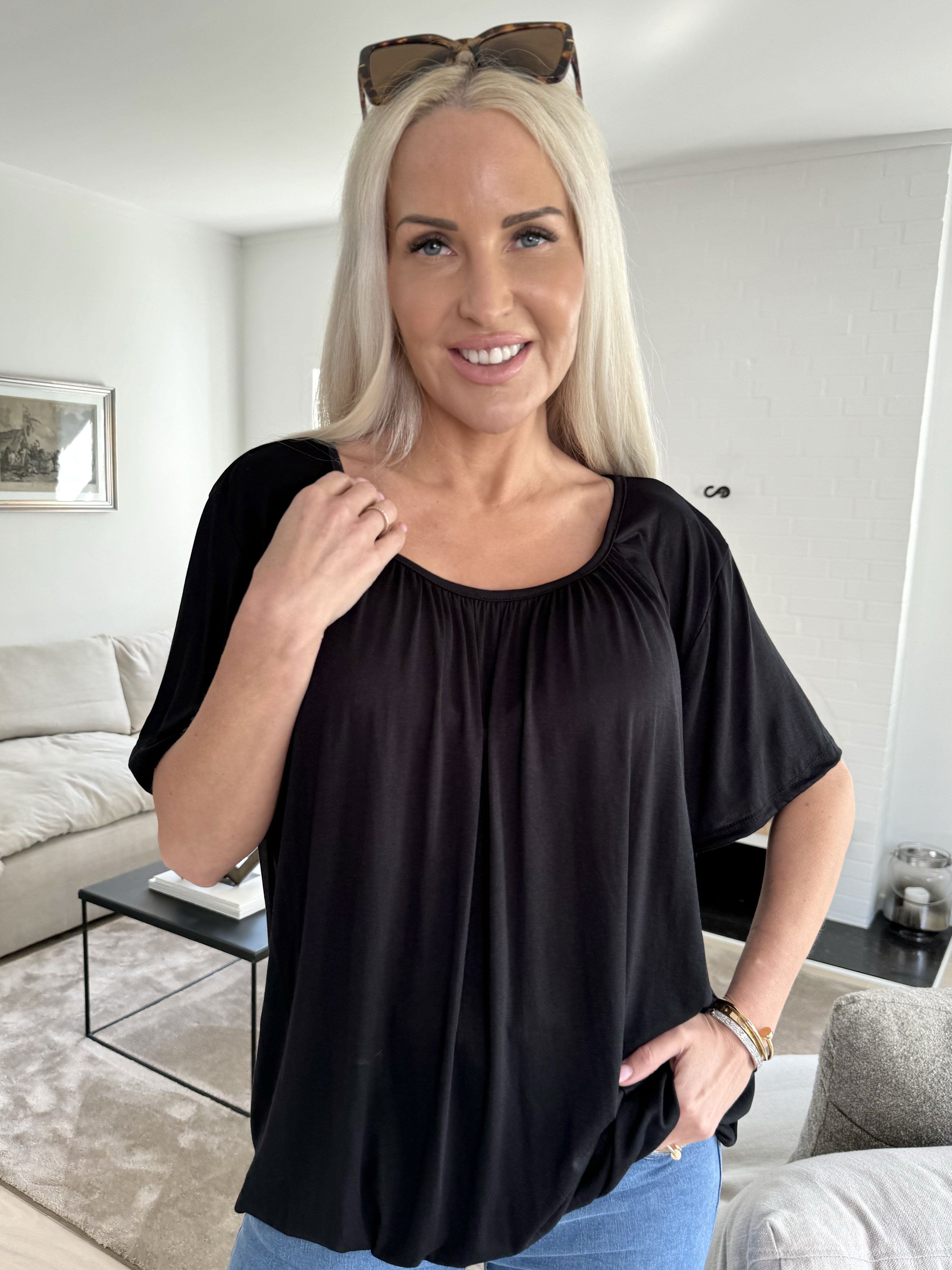 Miracle t-shirt - Bas t-shirt med resår i nederkanten