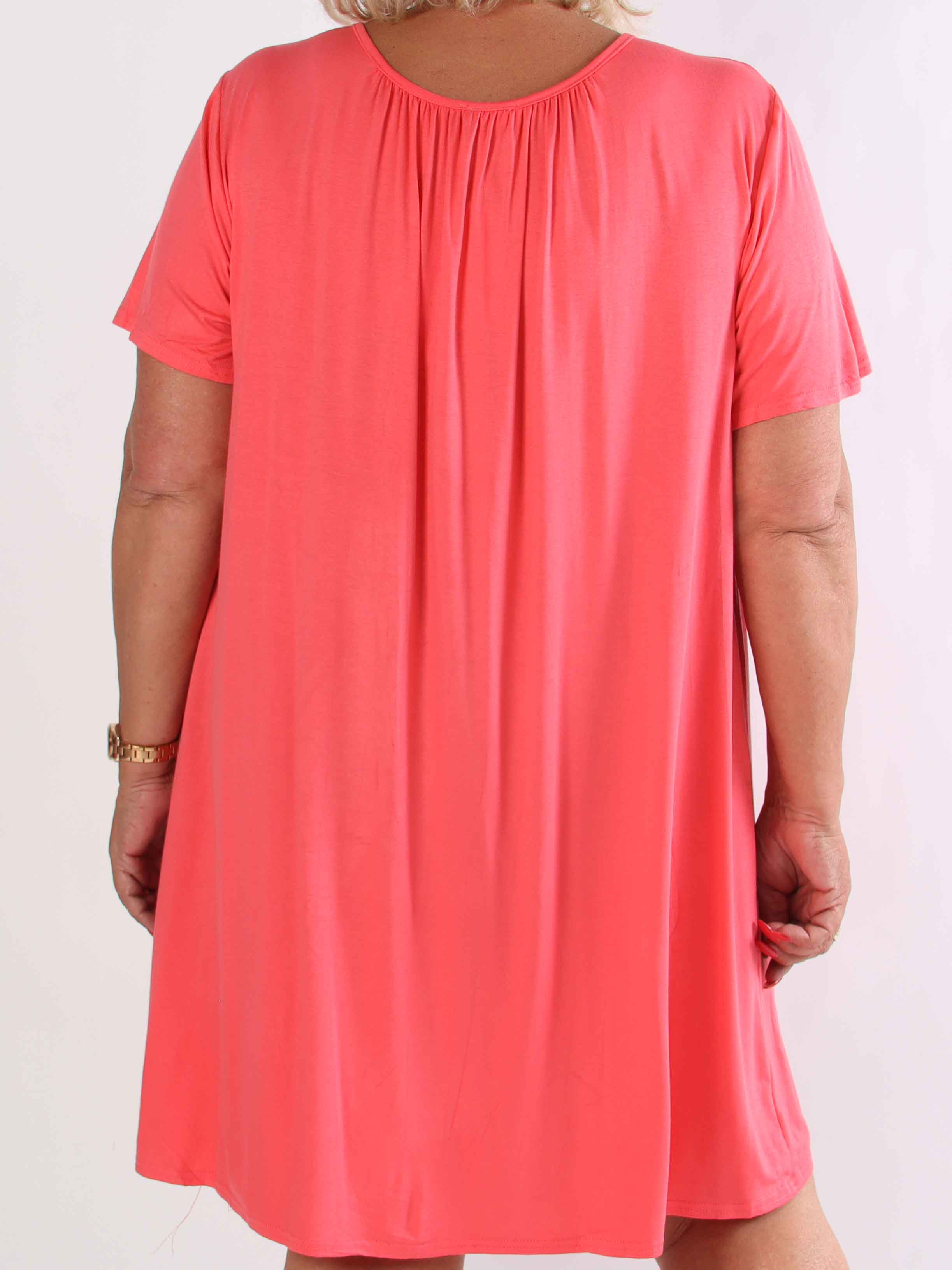 Miravi Sparkle - Lös plus size klänning i elastiskt tyg med strass