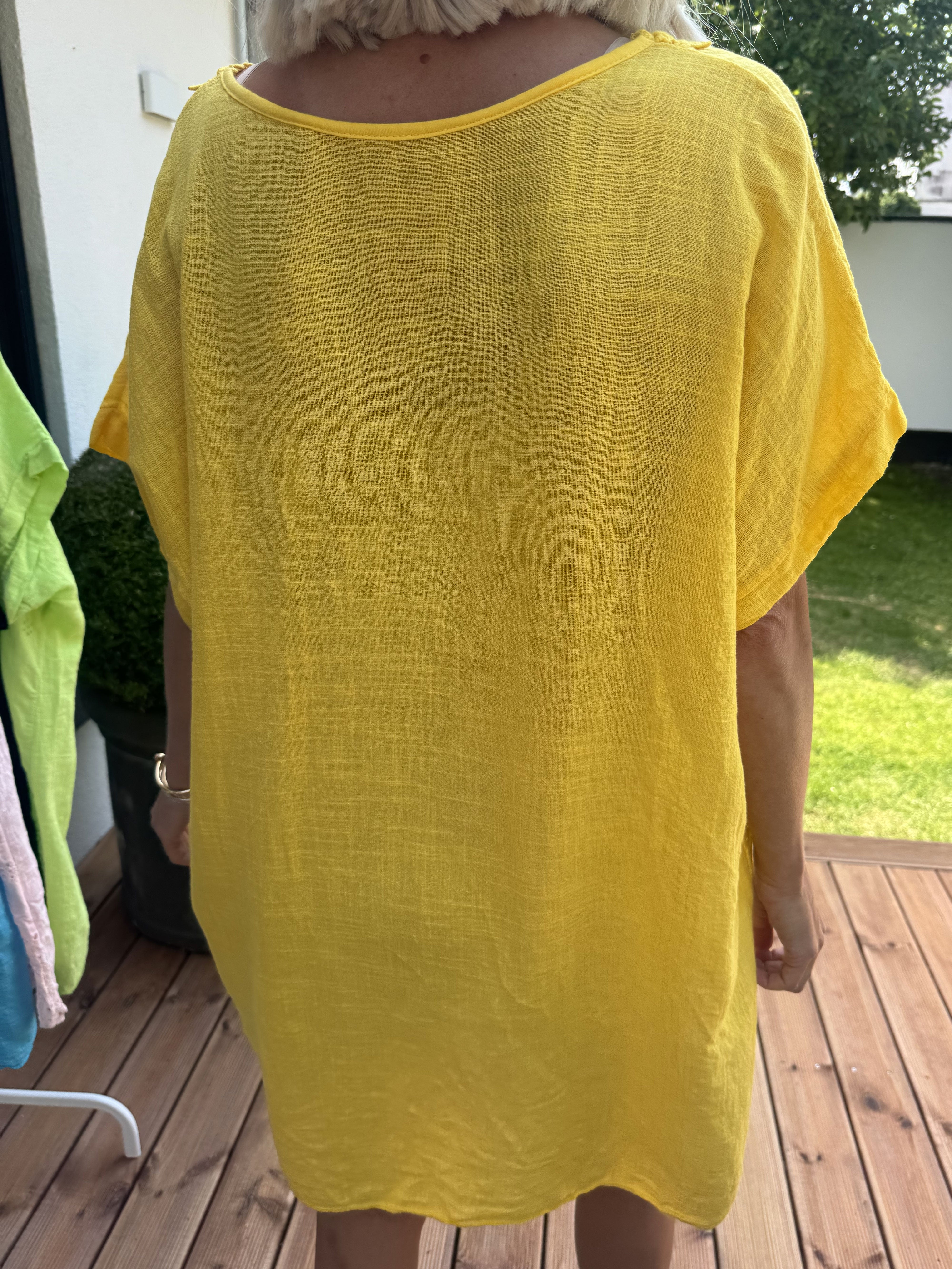 Mirina - Söt tunika i bomull med broderie anglaise