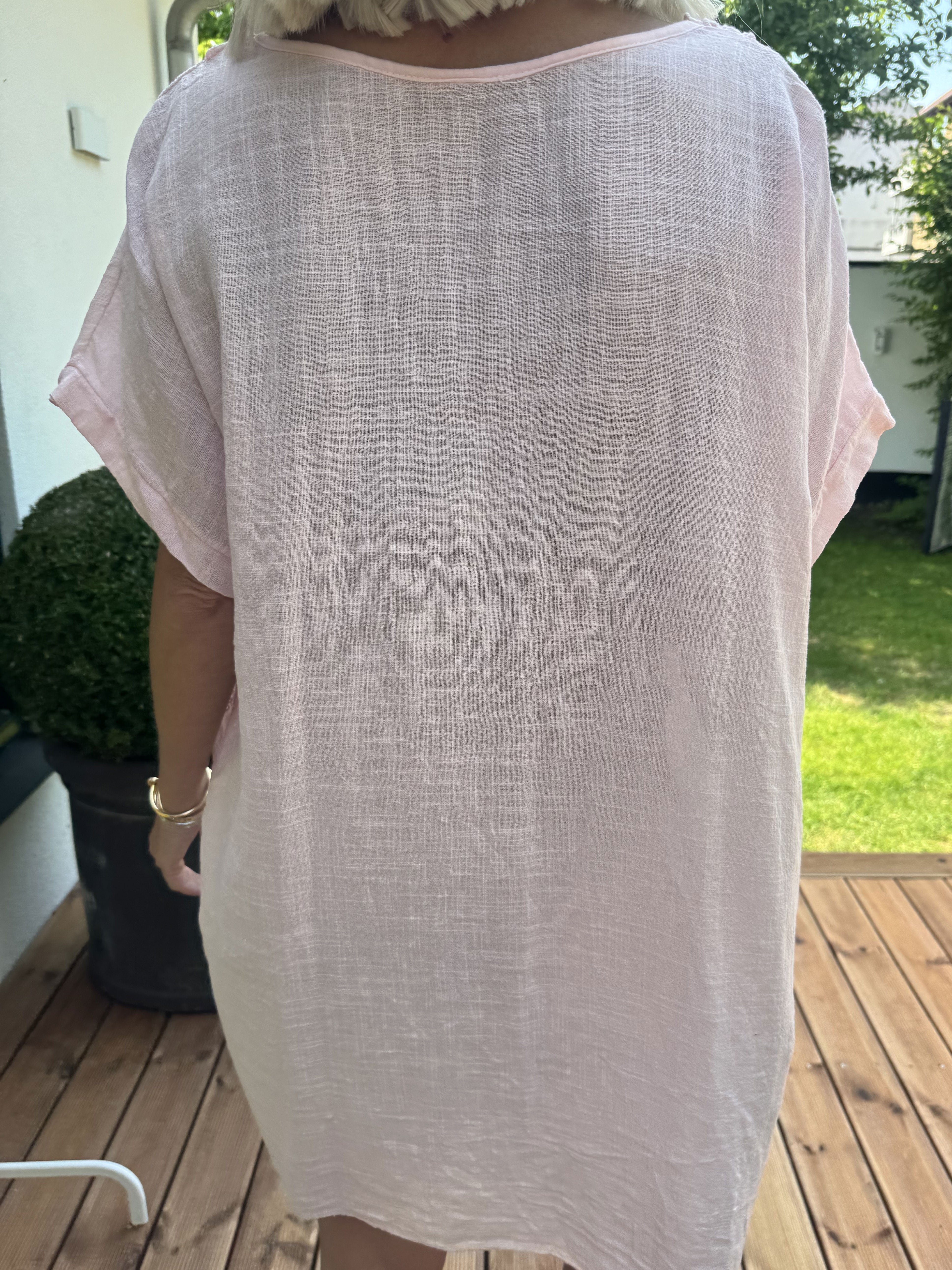 Mirina - Söt tunika i bomull med broderie anglaise