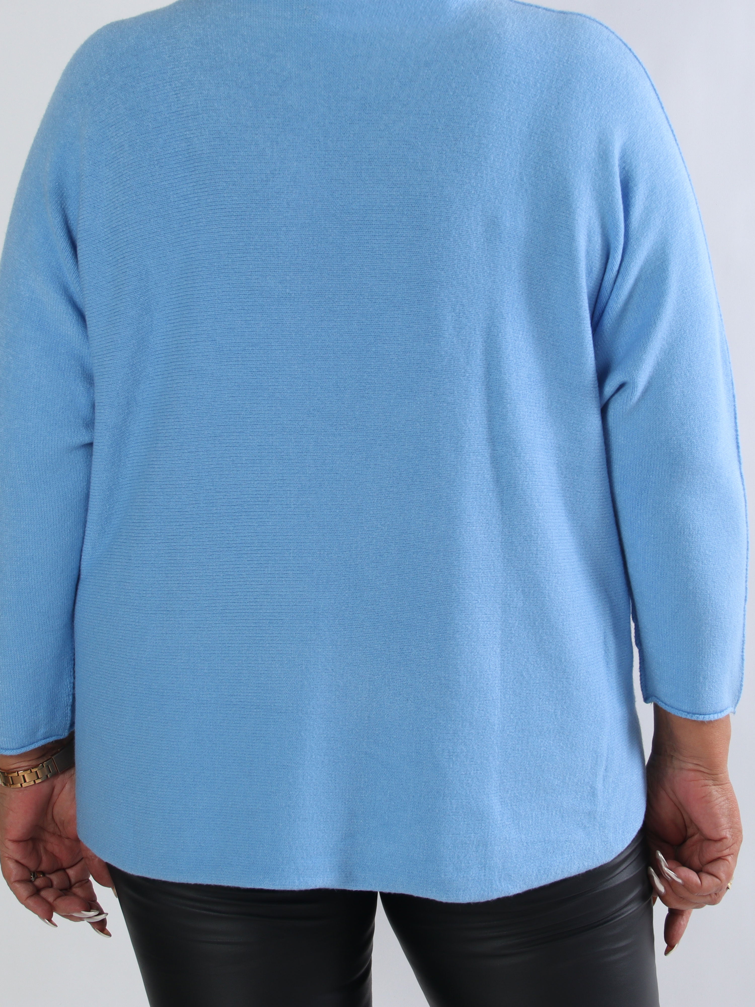 Mouse - Mjuk plus size tröja med mickey tryck i leopardmönster