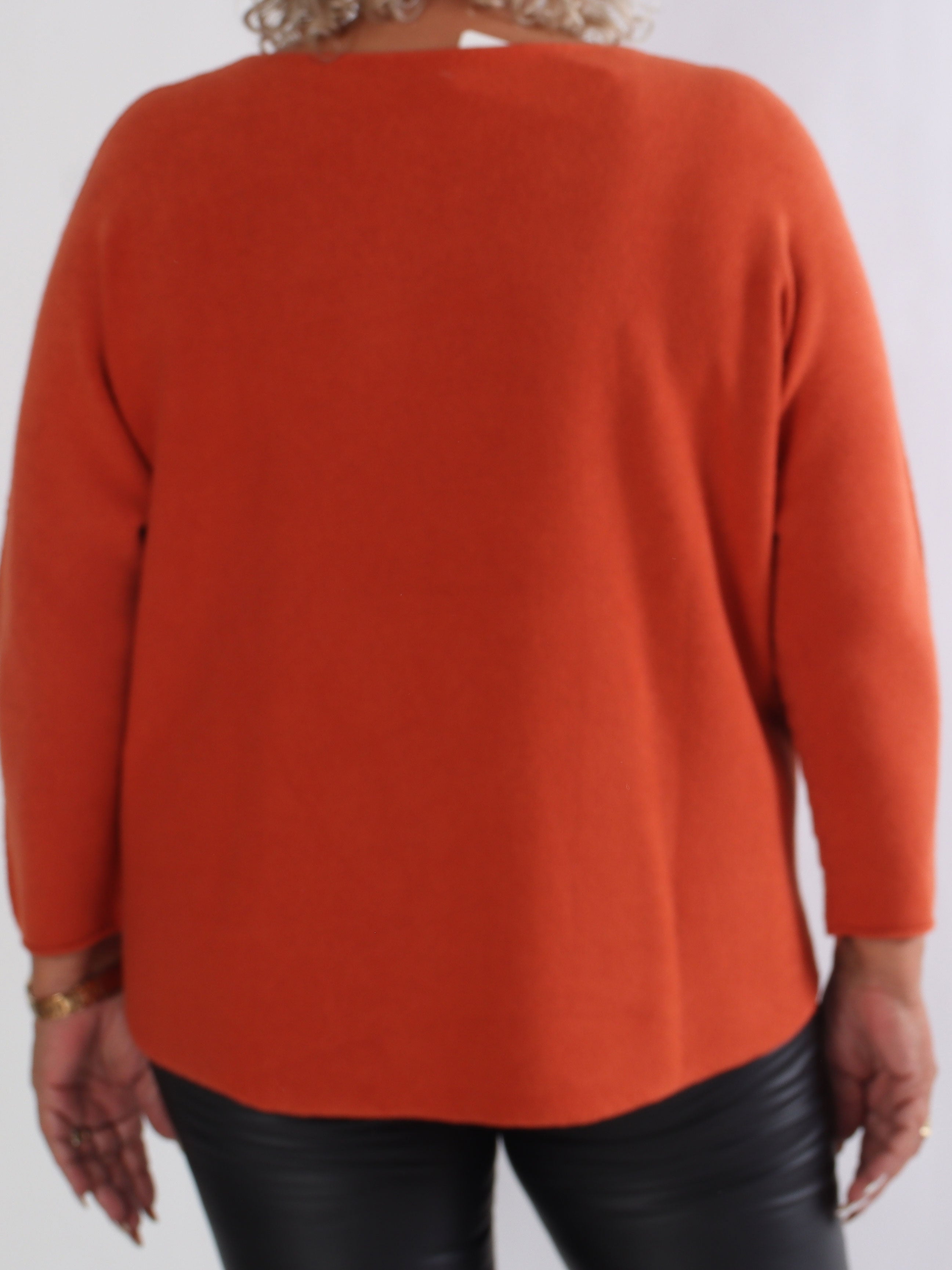 Mouse - Mjuk plus size tröja med mickey tryck i leopardmönster