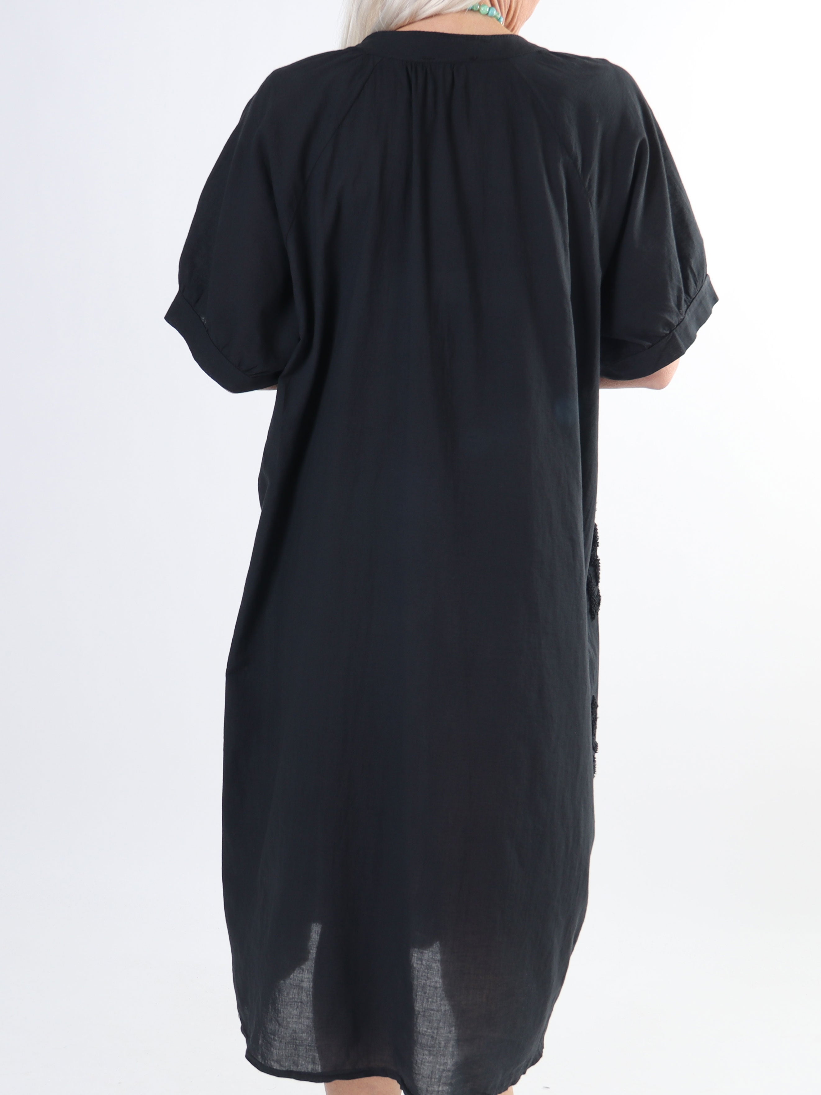 Nannali - Söt bomullsklänning med stjärnor i plus size