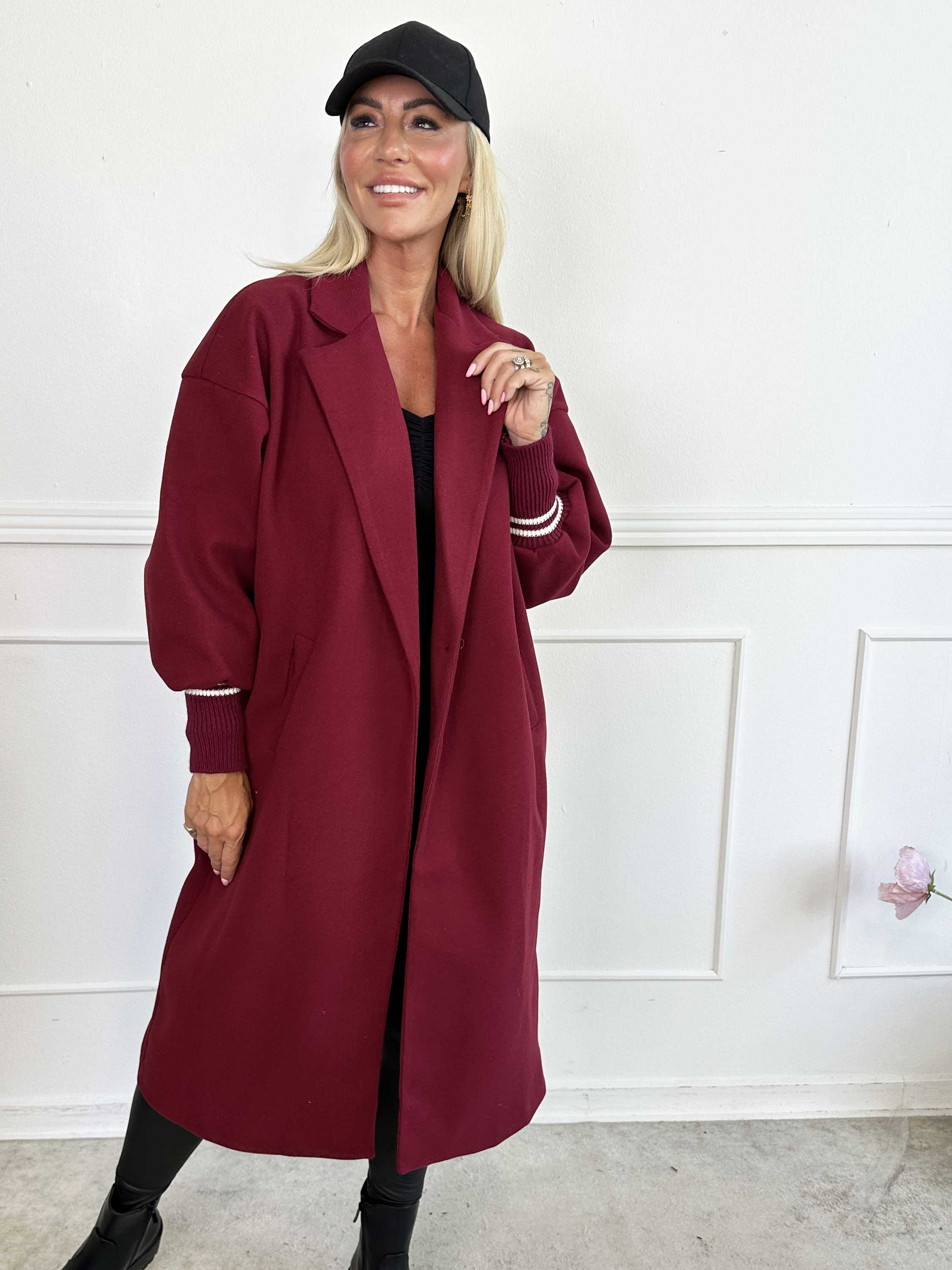 Nitas - Övergångsjacka med stickad del på ärmen