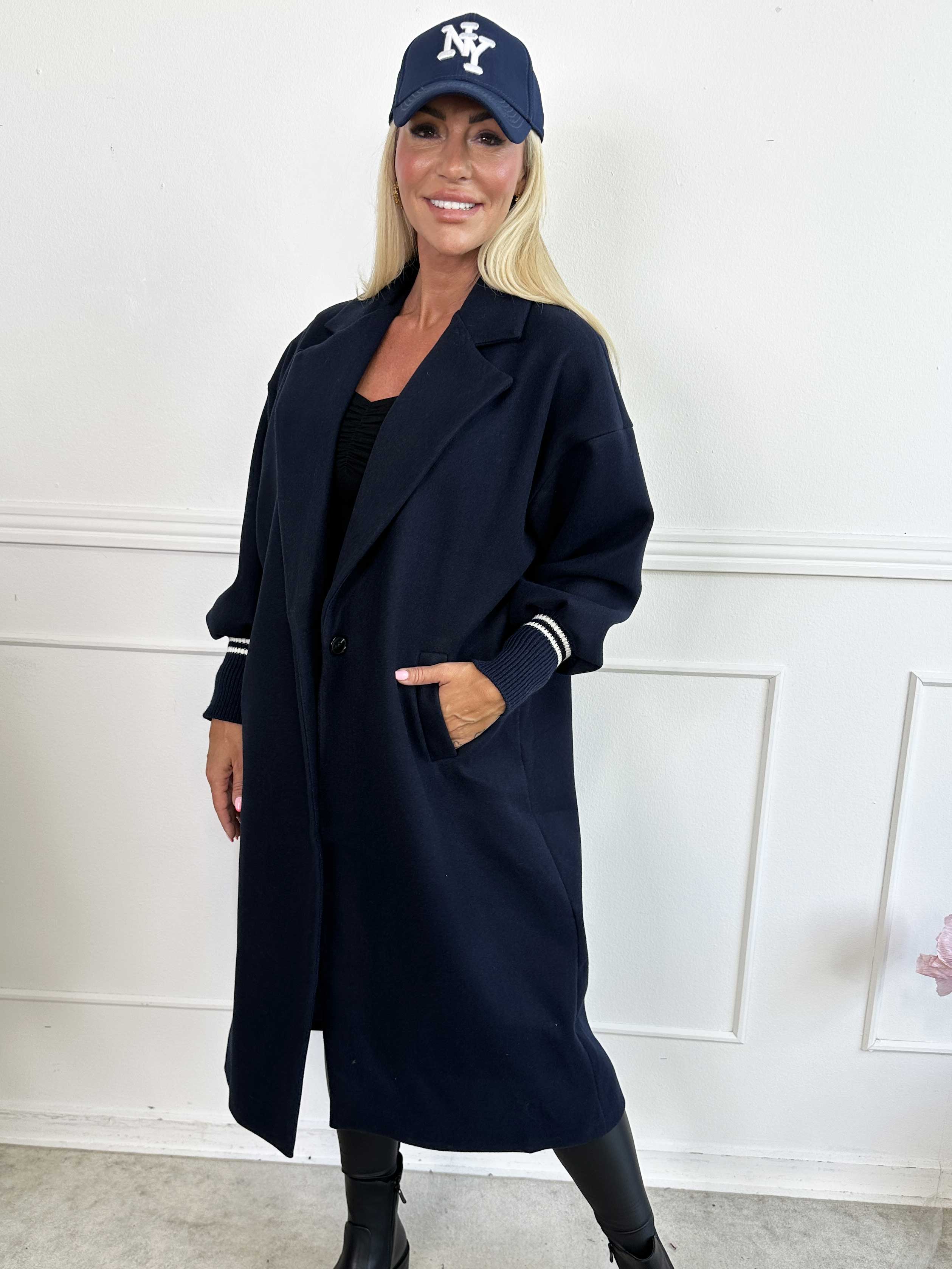 Nitas - Övergångsjacka med stickad del på ärmen