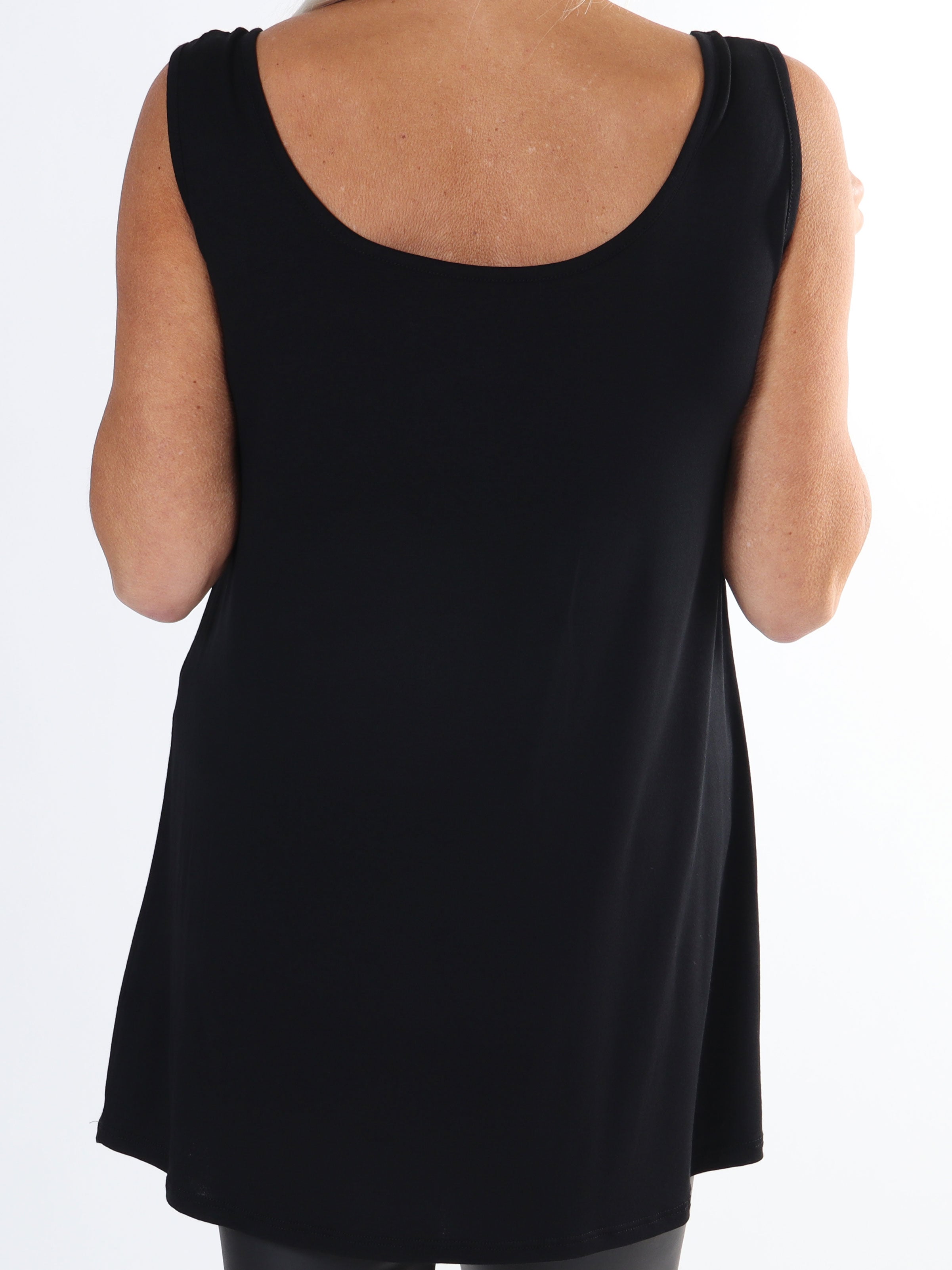 Otine Top - Basic plus size topp i plain färger