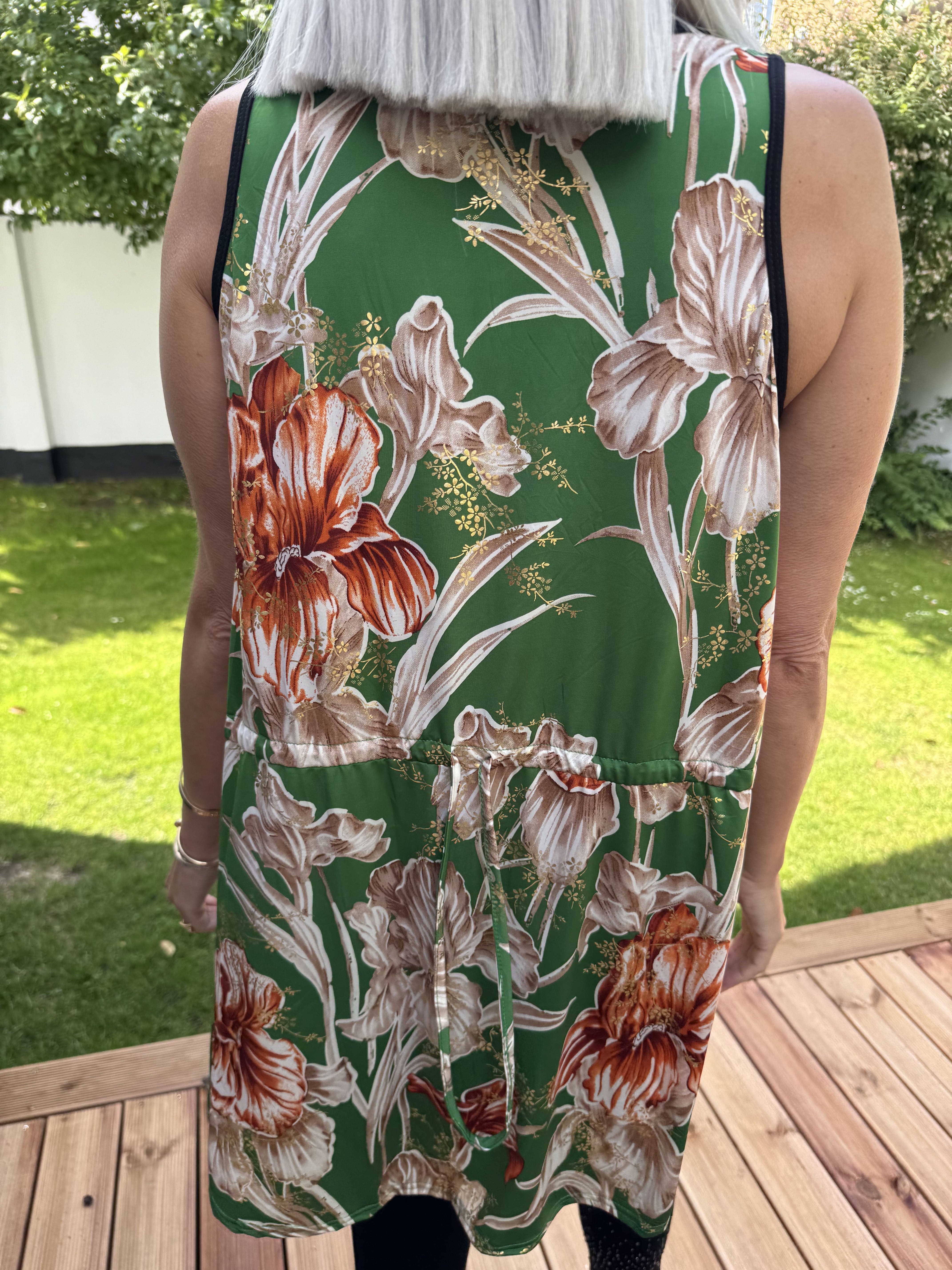 Palma Spring - Lång mönstrad tunika i stretchigt tyg