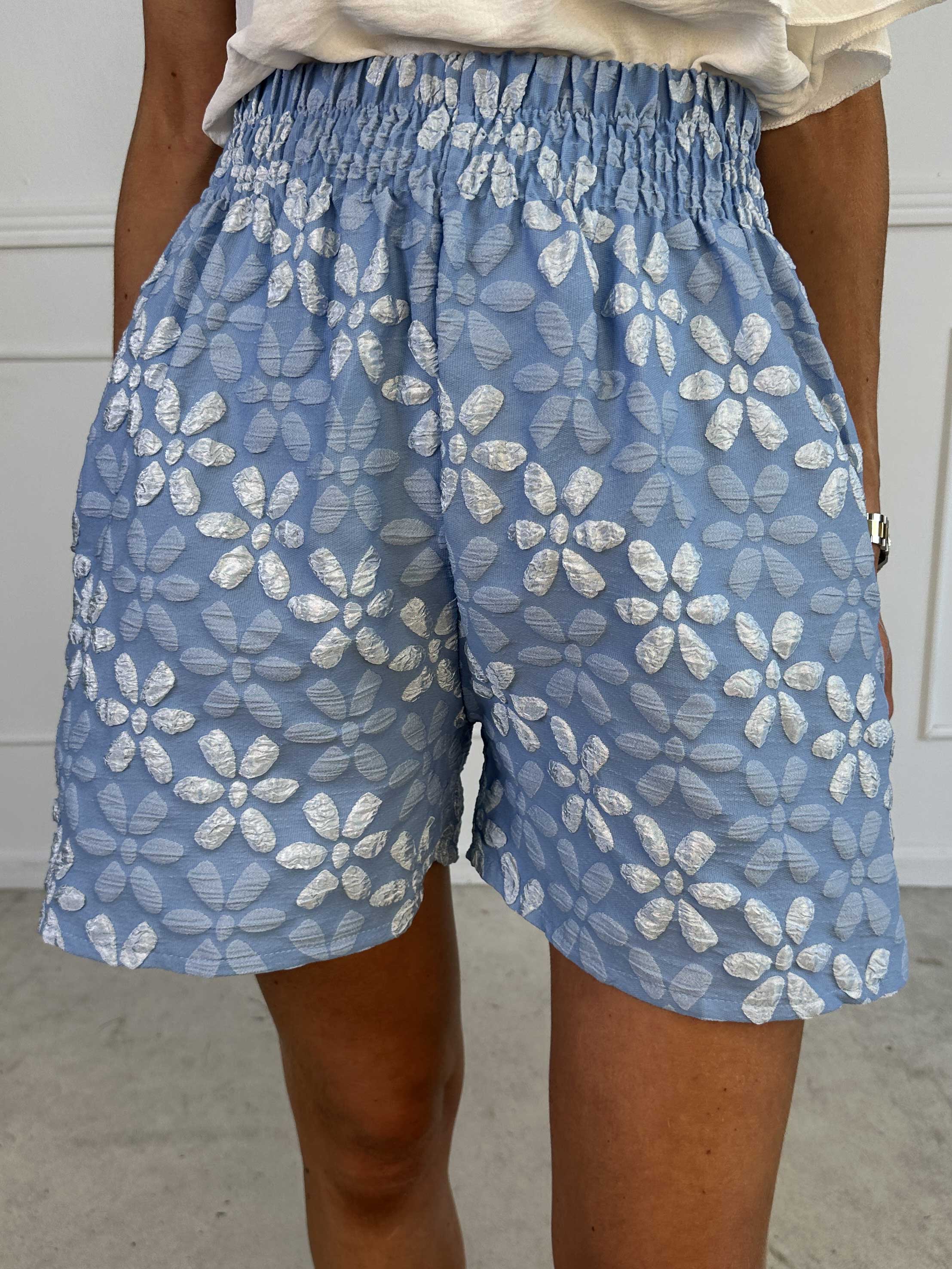 Pams Bloom Shorts - Söta shorts med blomstermotiv