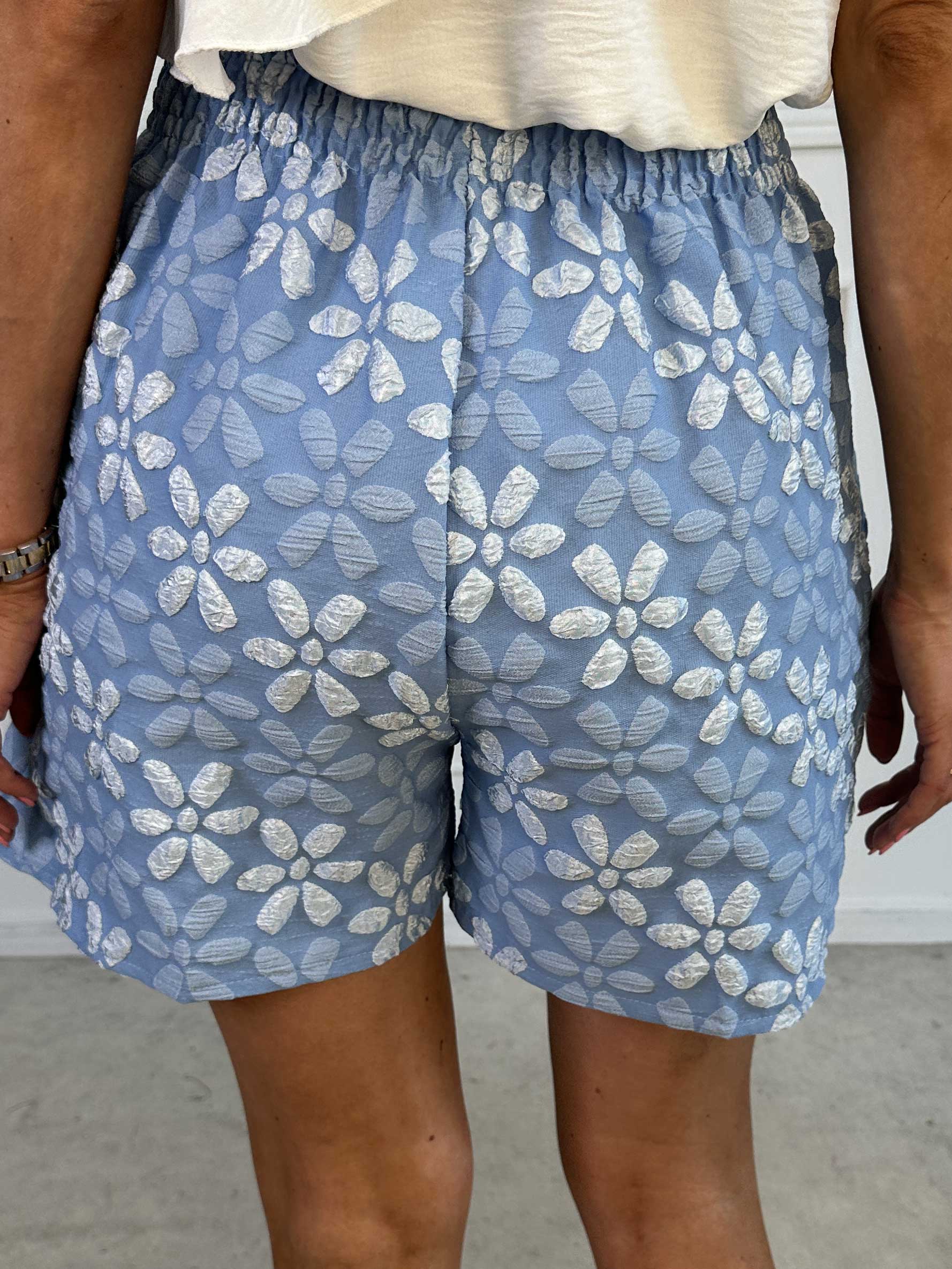 Pams Bloom Shorts - Söta shorts med blomstermotiv