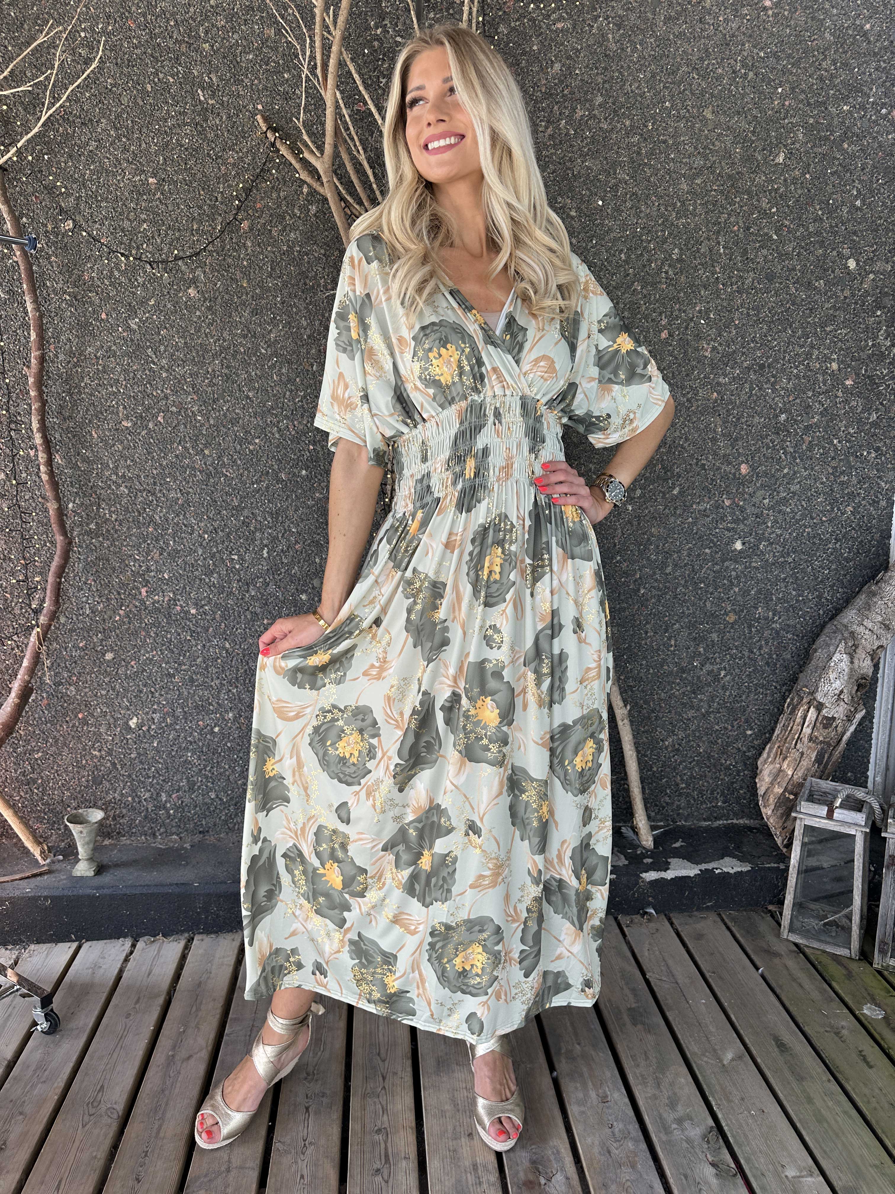 Pams Botanic - Stretchig blommig klänning