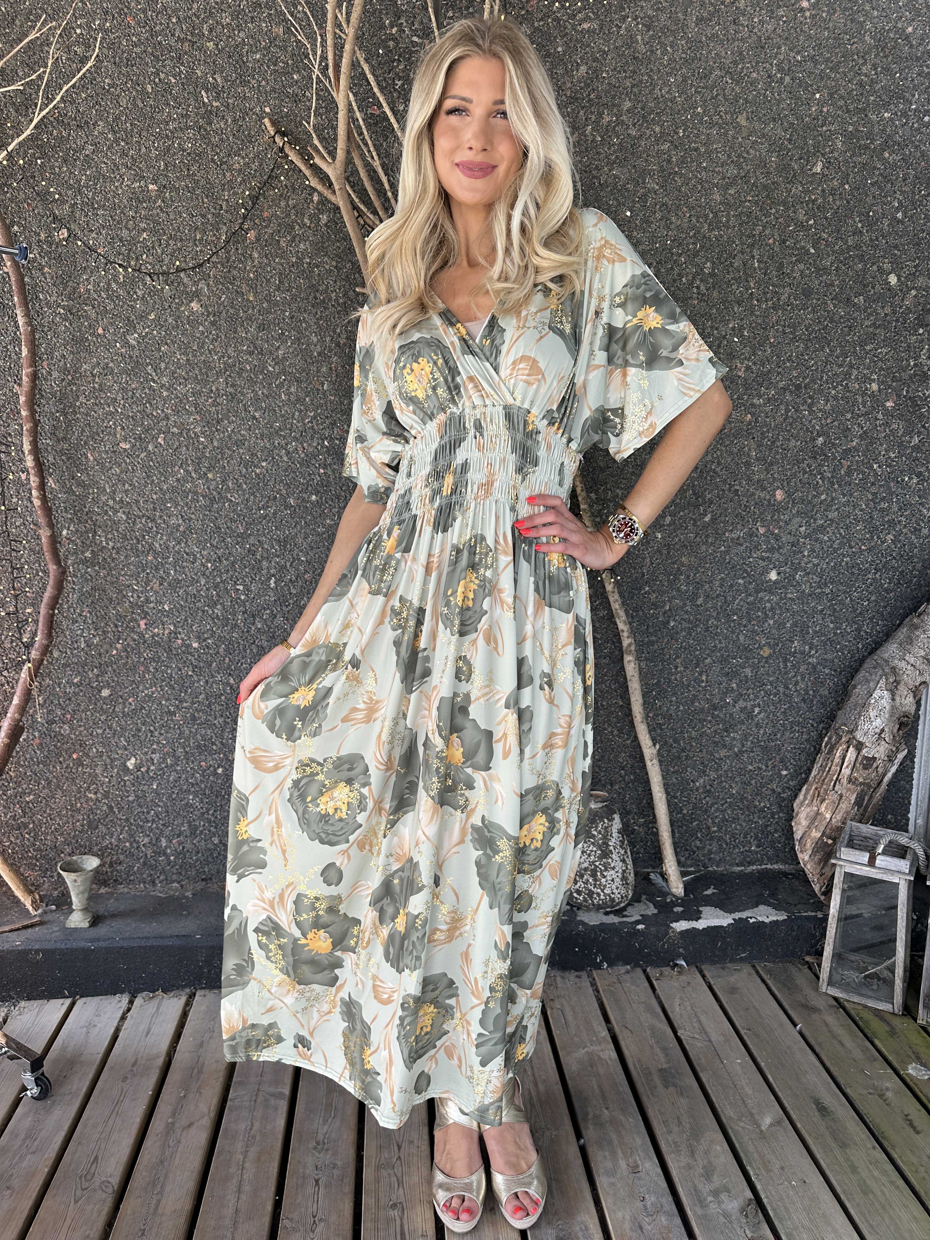 Pams Botanic - Stretchig blommig klänning