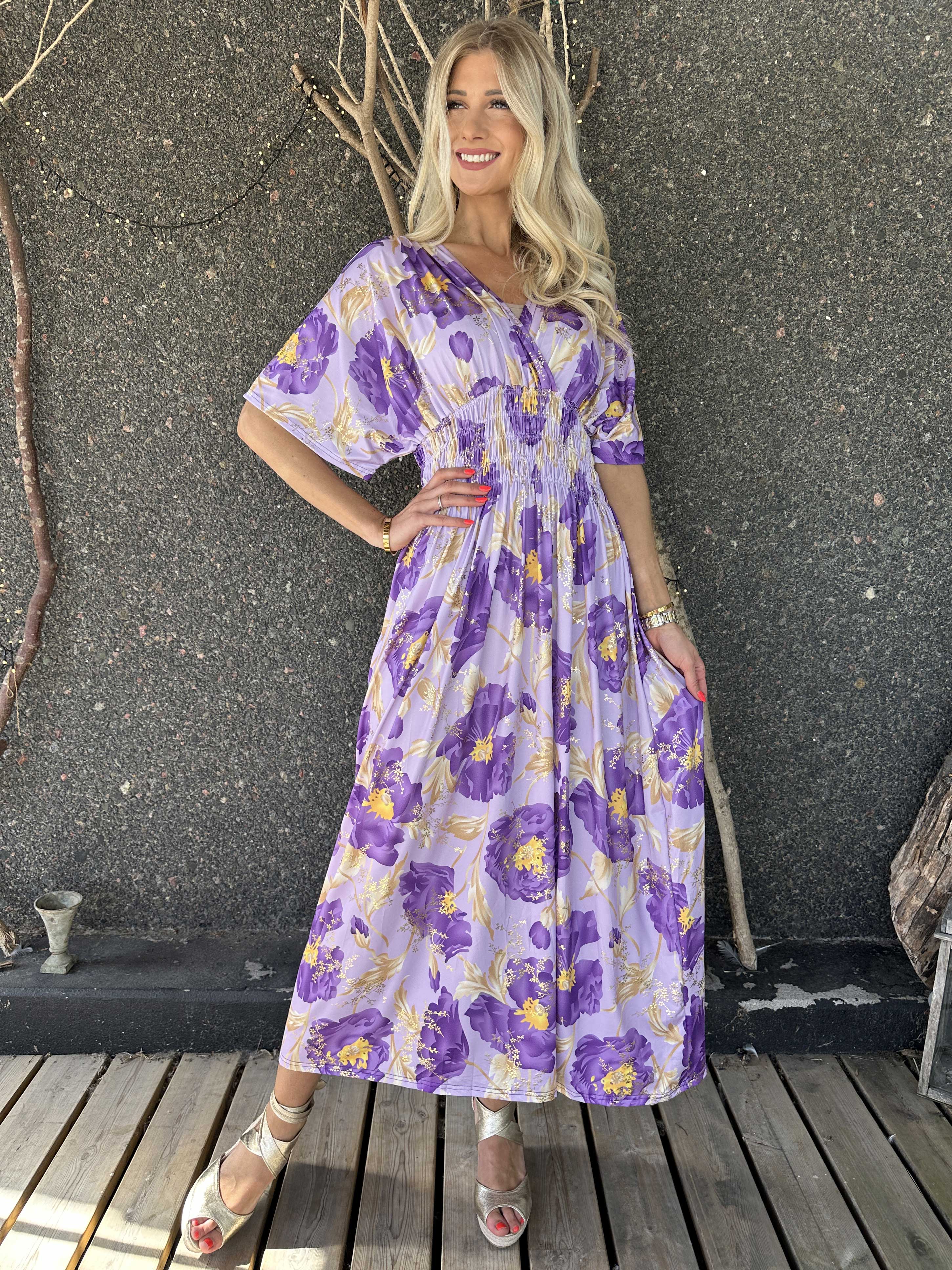 Pams Botanic - Stretchig blommig klänning