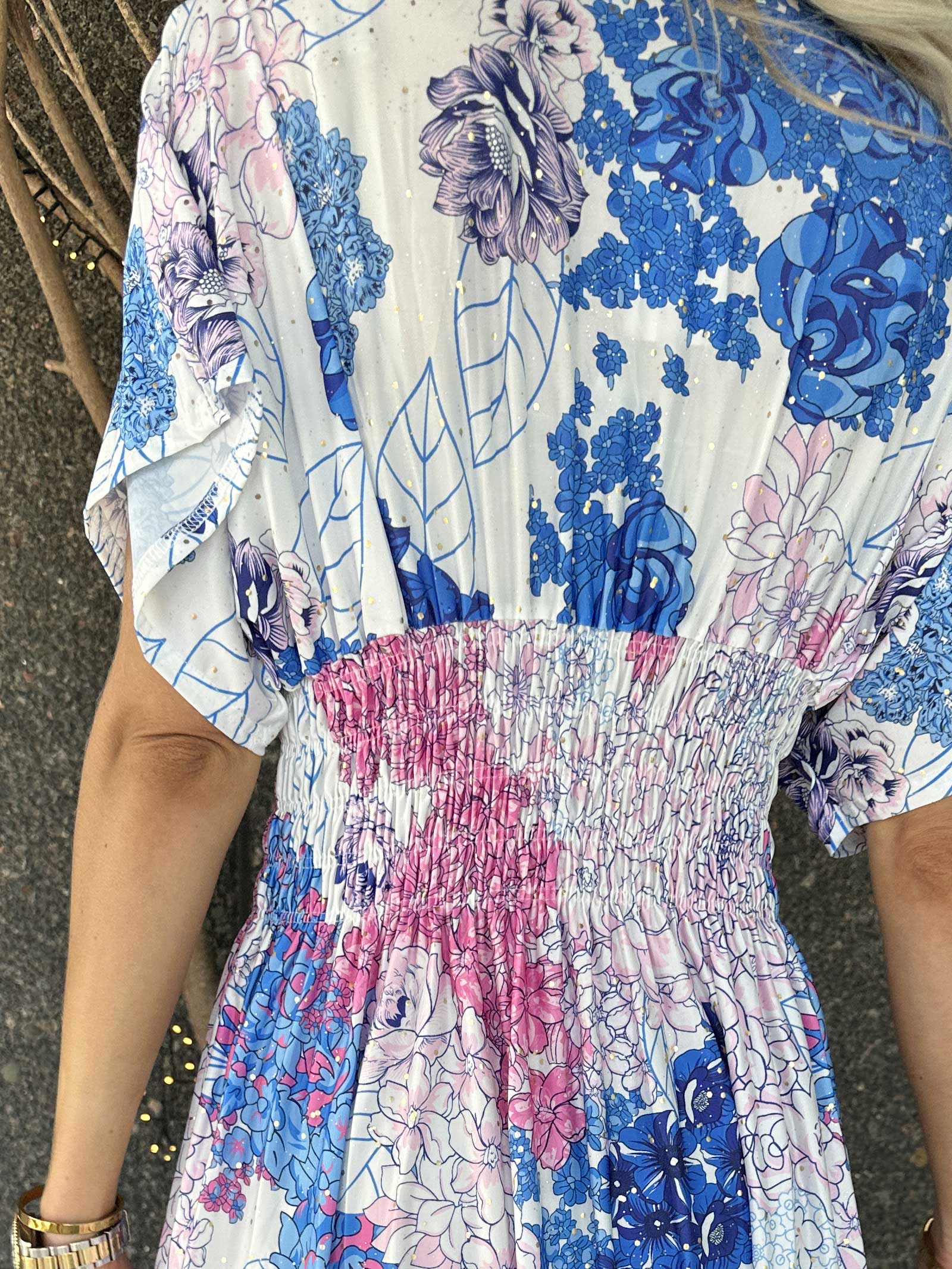 Pams Coachella - Stretchig klänning med färgat mönster