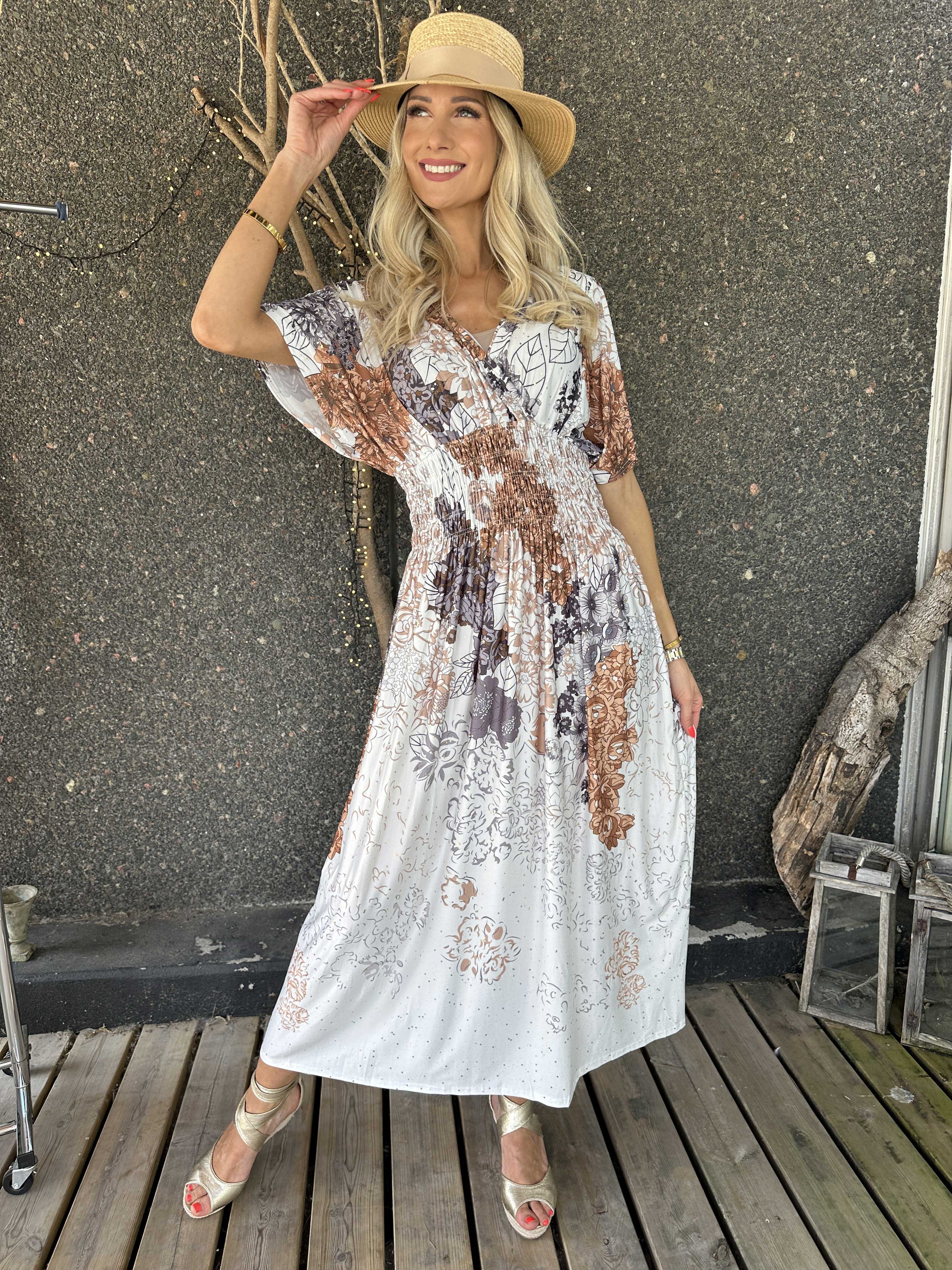 Pams Coachella - Stretchig klänning med färgat mönster