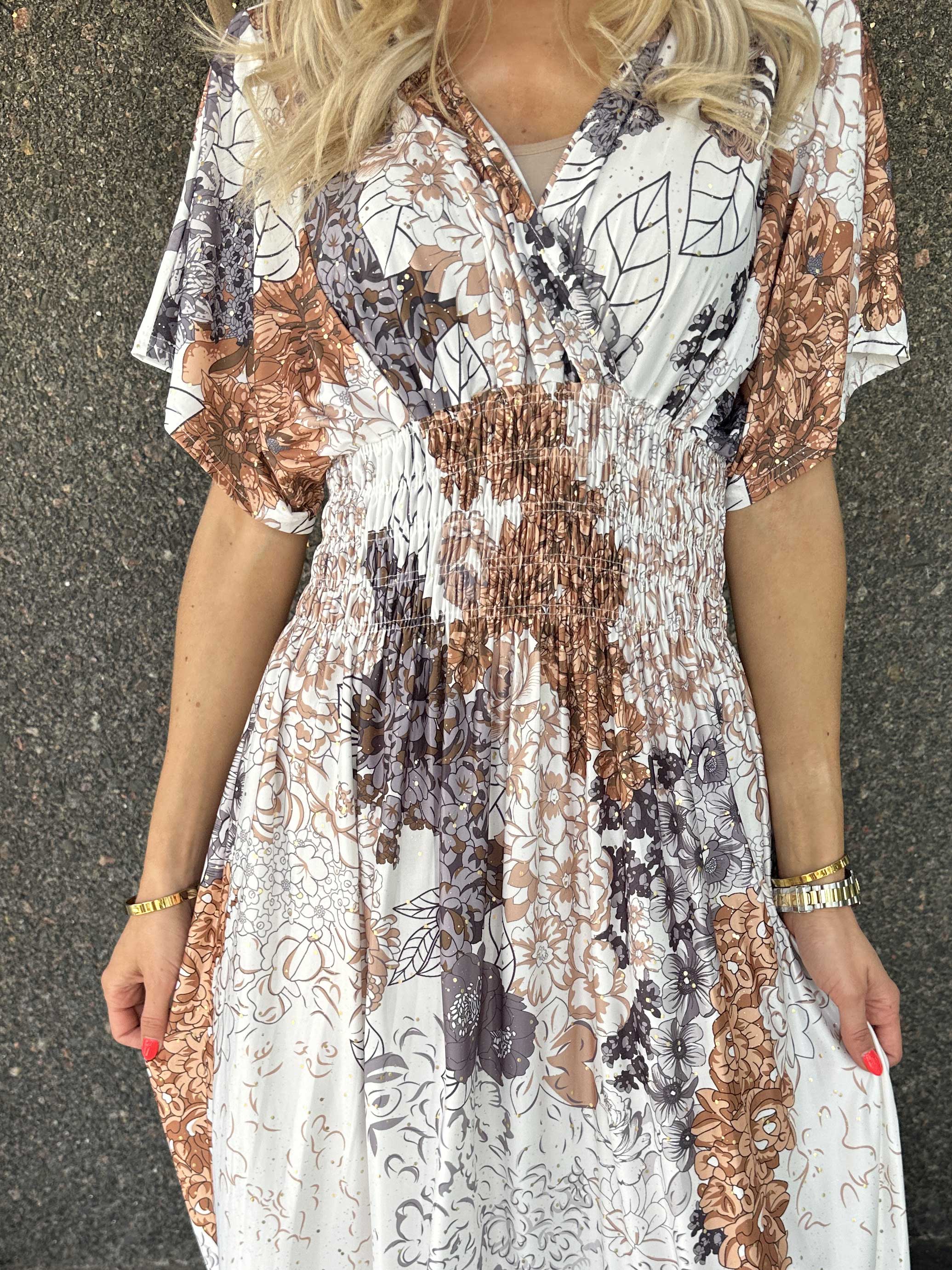 Pams Coachella - Stretchig klänning med färgat mönster