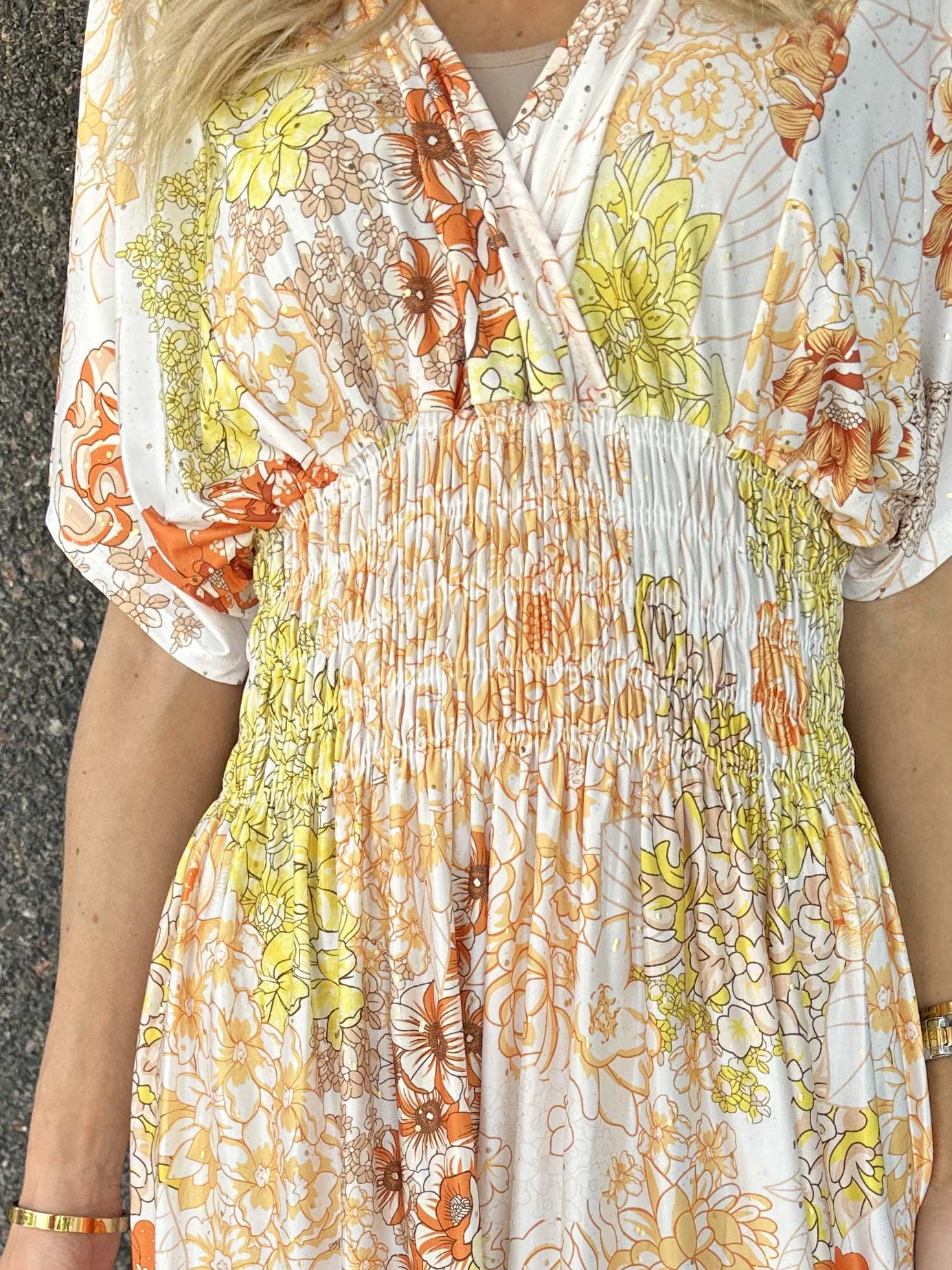 Pams Coachella - Stretchig klänning med färgat mönster