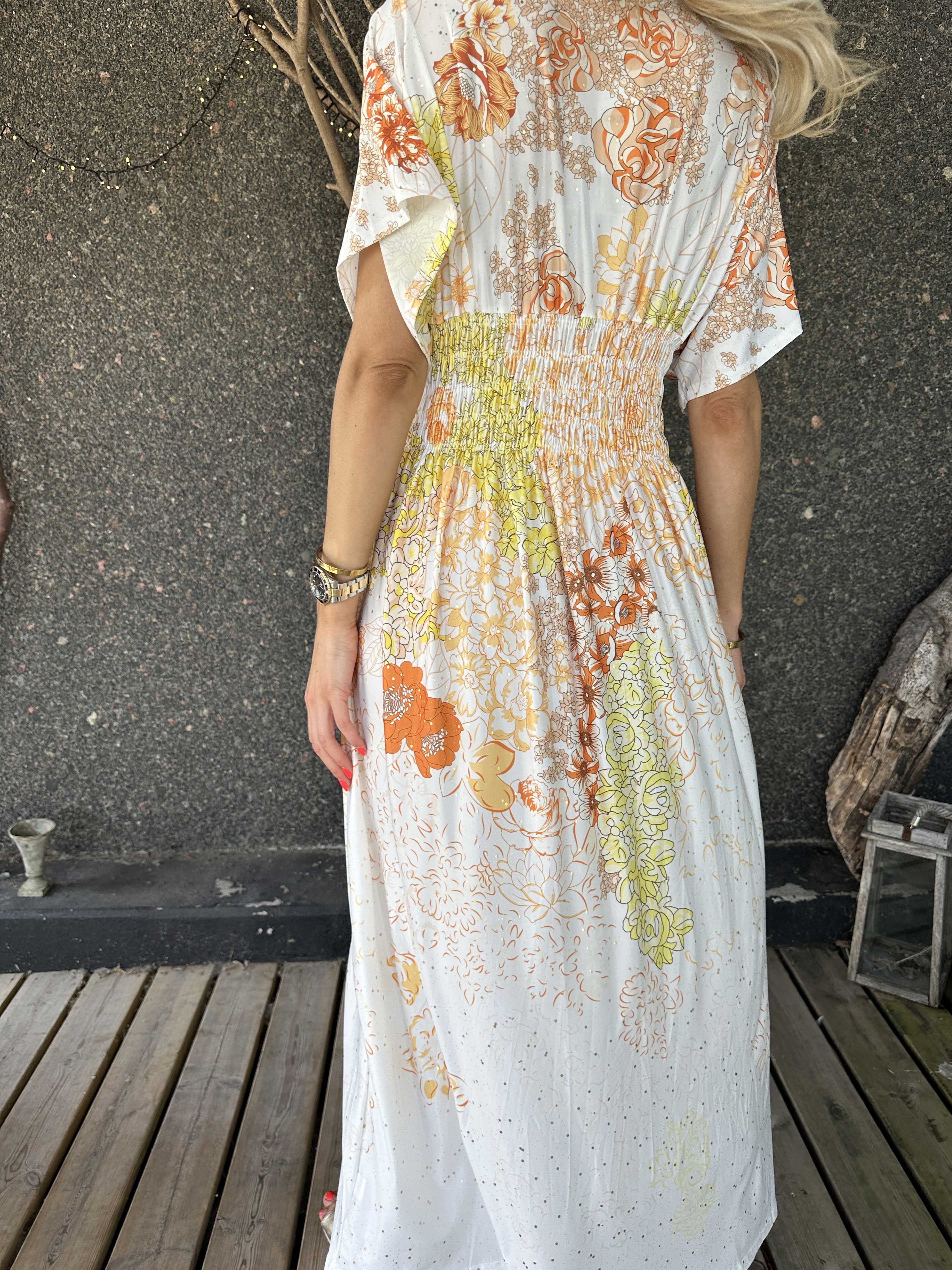 Pams Coachella - Stretchig klänning med färgat mönster