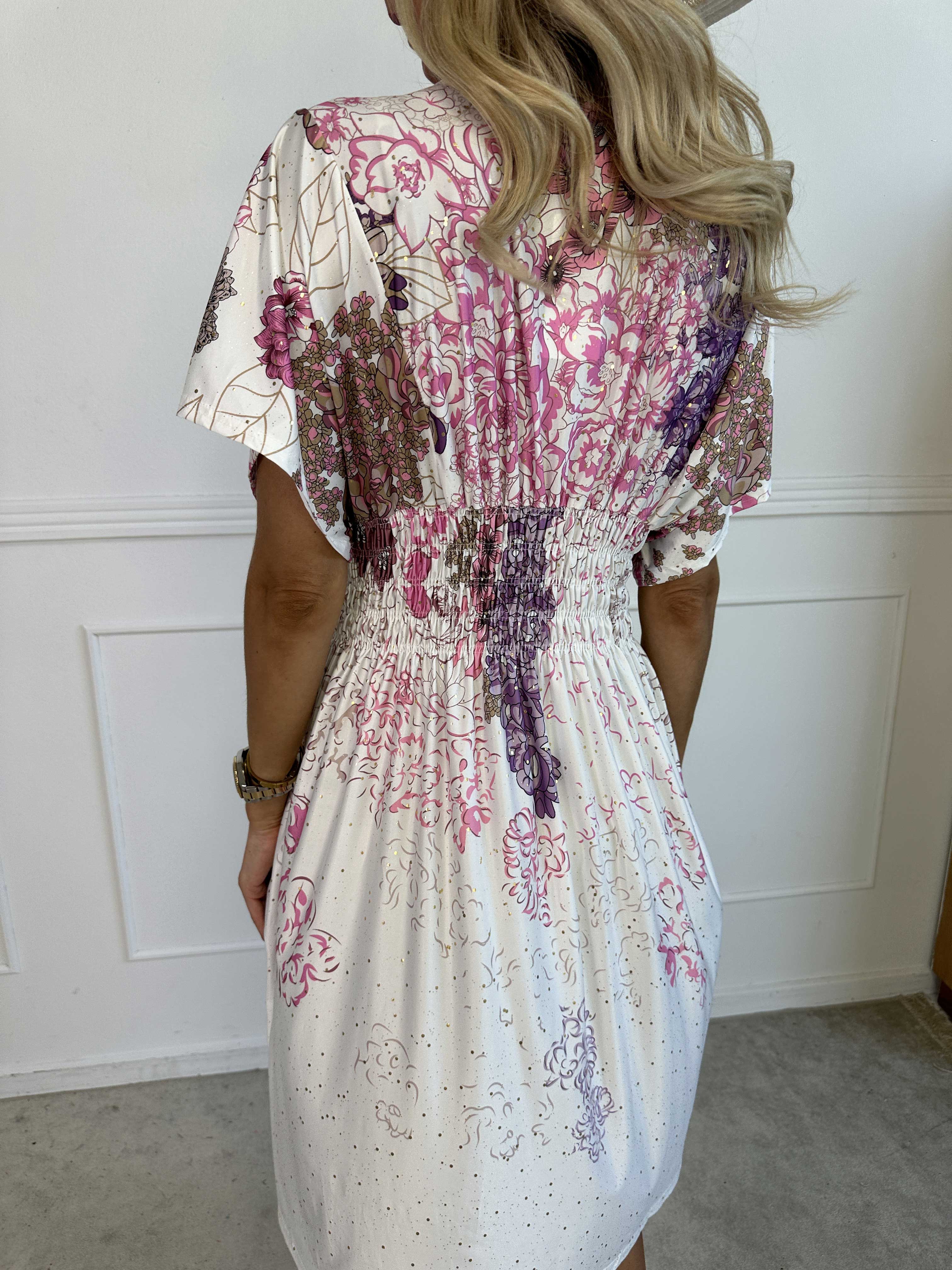 Pams Coachella Short - Stretchig klänning med färgat mönster