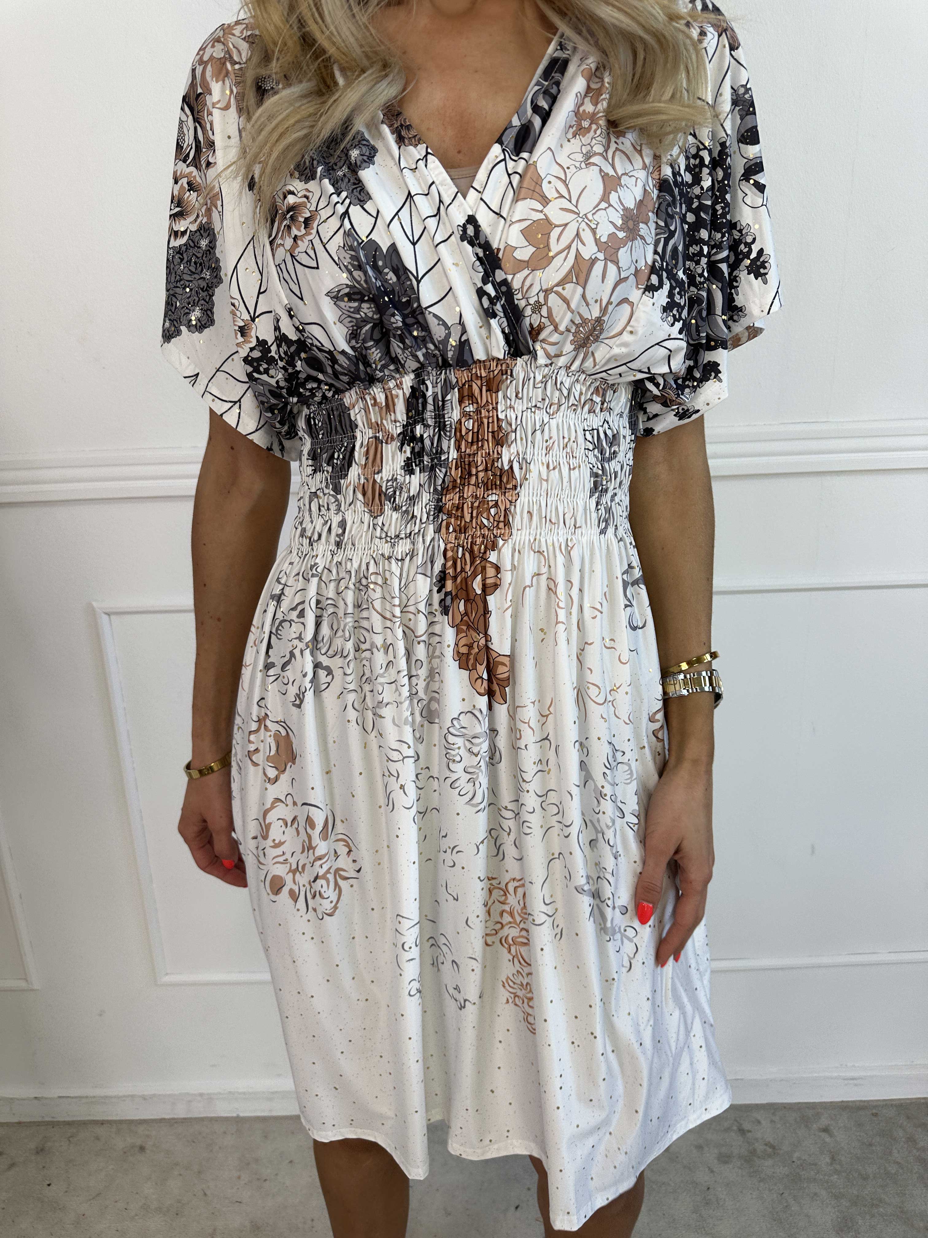 Pams Coachella Short - Stretchig klänning med färgat mönster