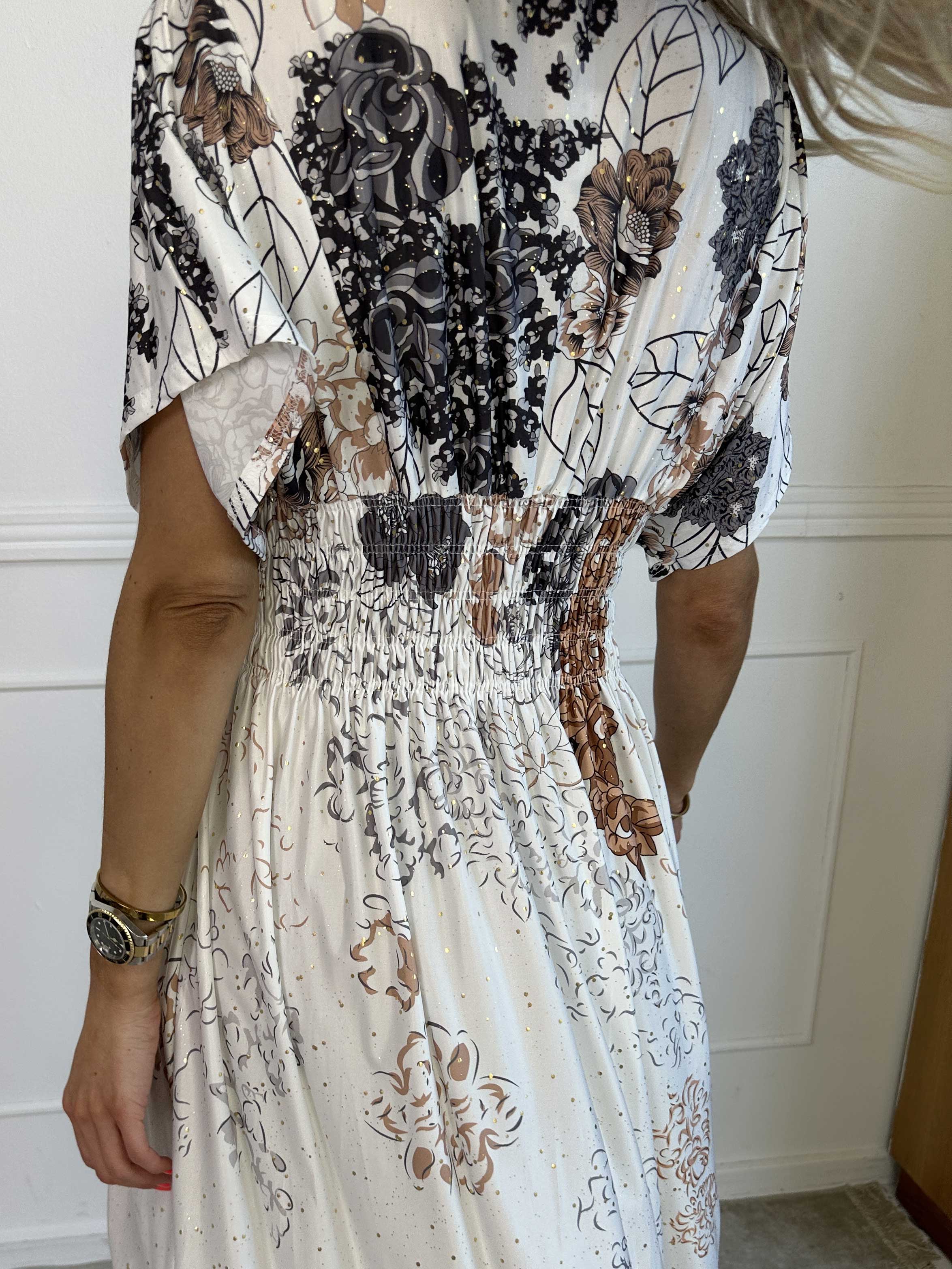 Pams Coachella Short - Stretchig klänning med färgat mönster