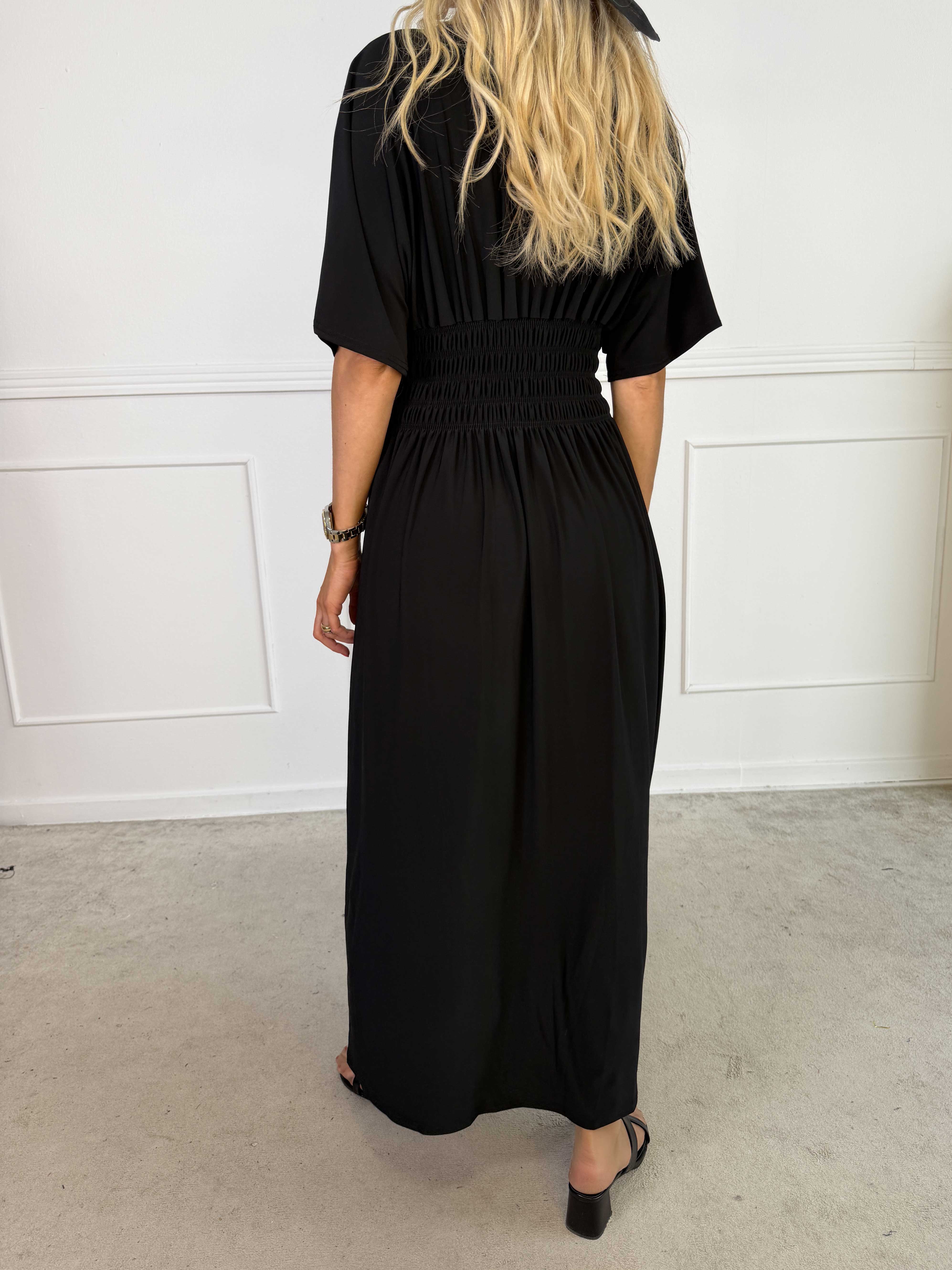 Pams Plain - Elastisk kjole med smock