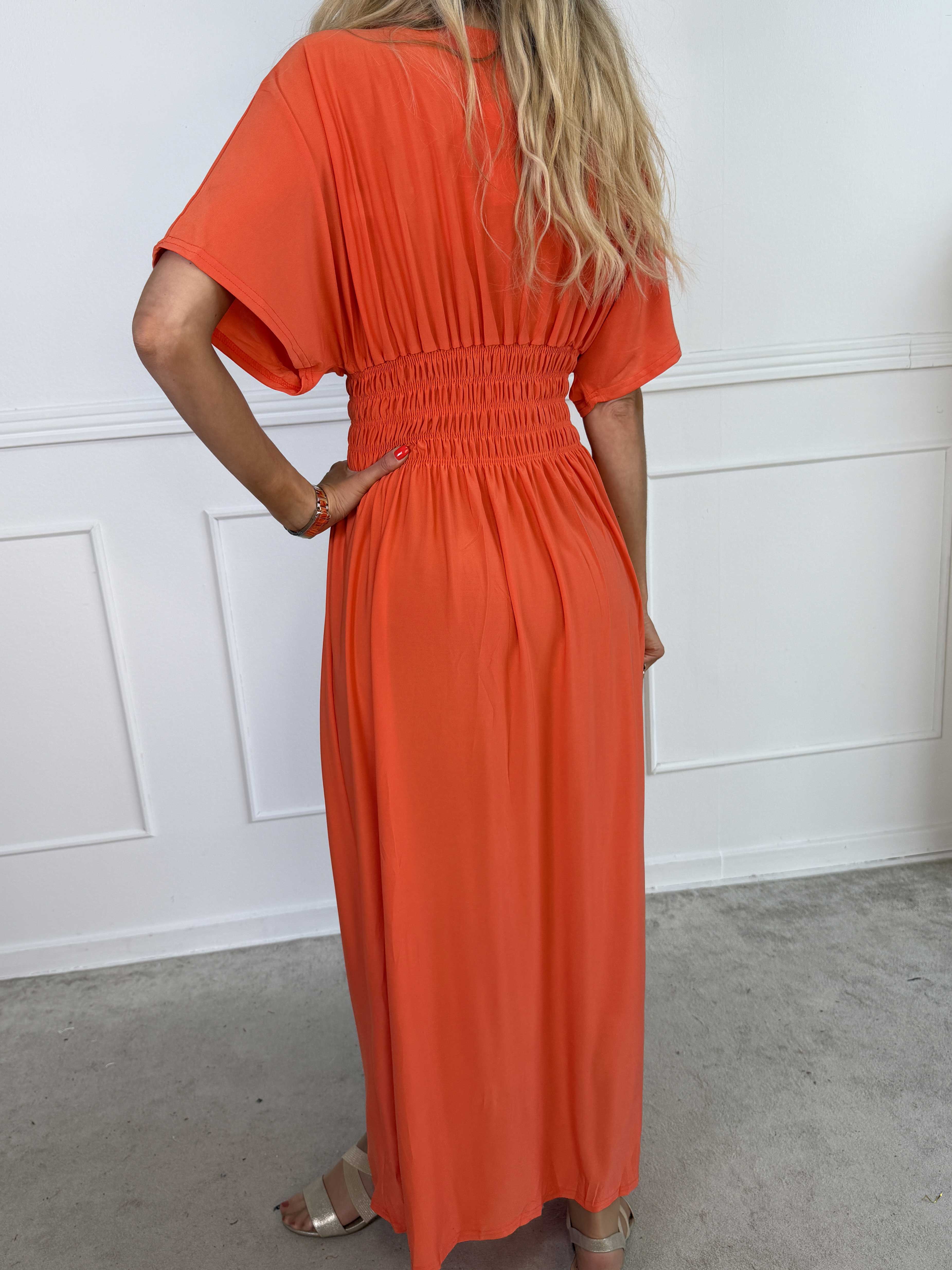 Pams Plain - Elastisk kjole med smock