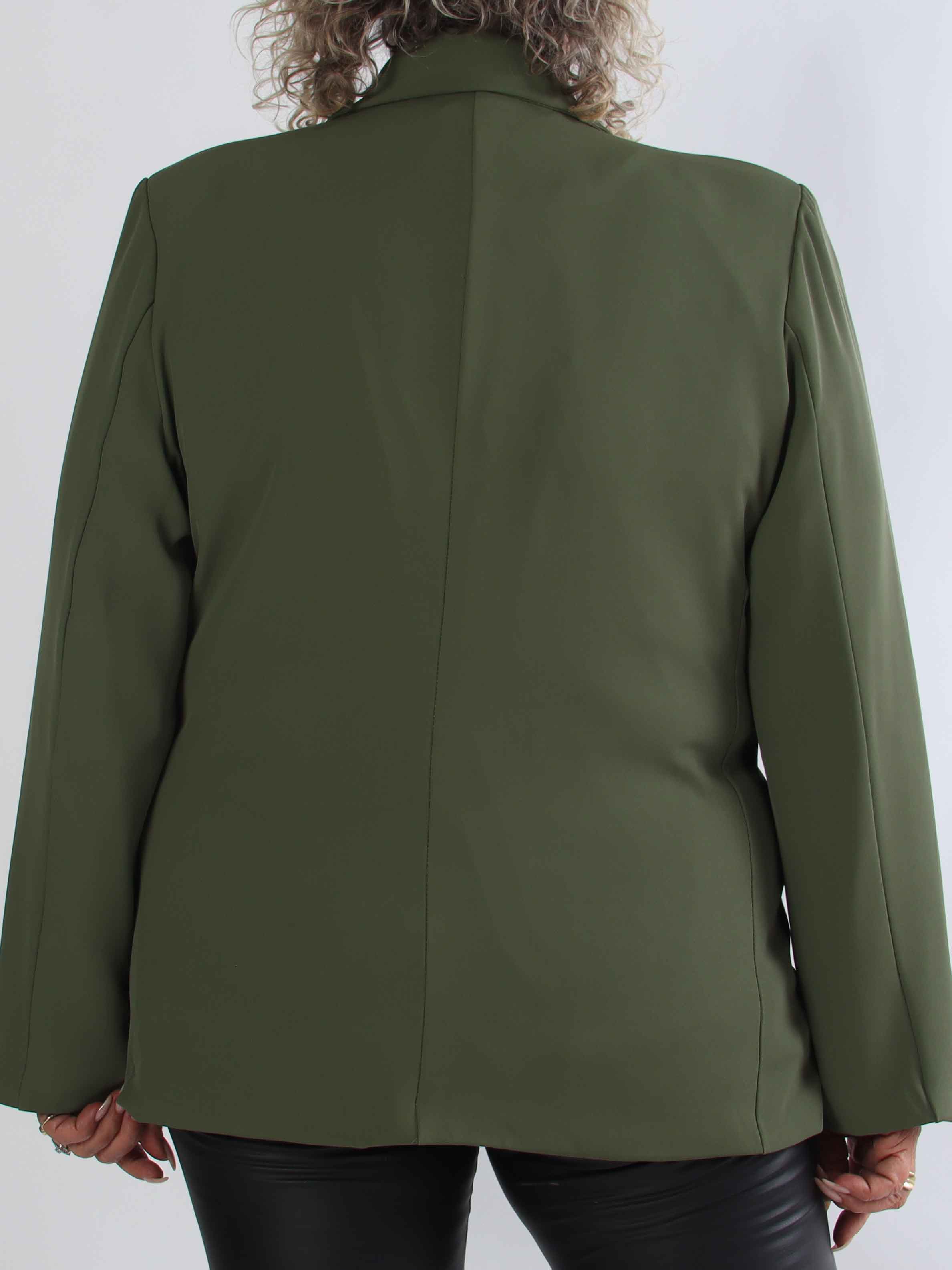Pernille - Elegant blazer med bindebånd i siden