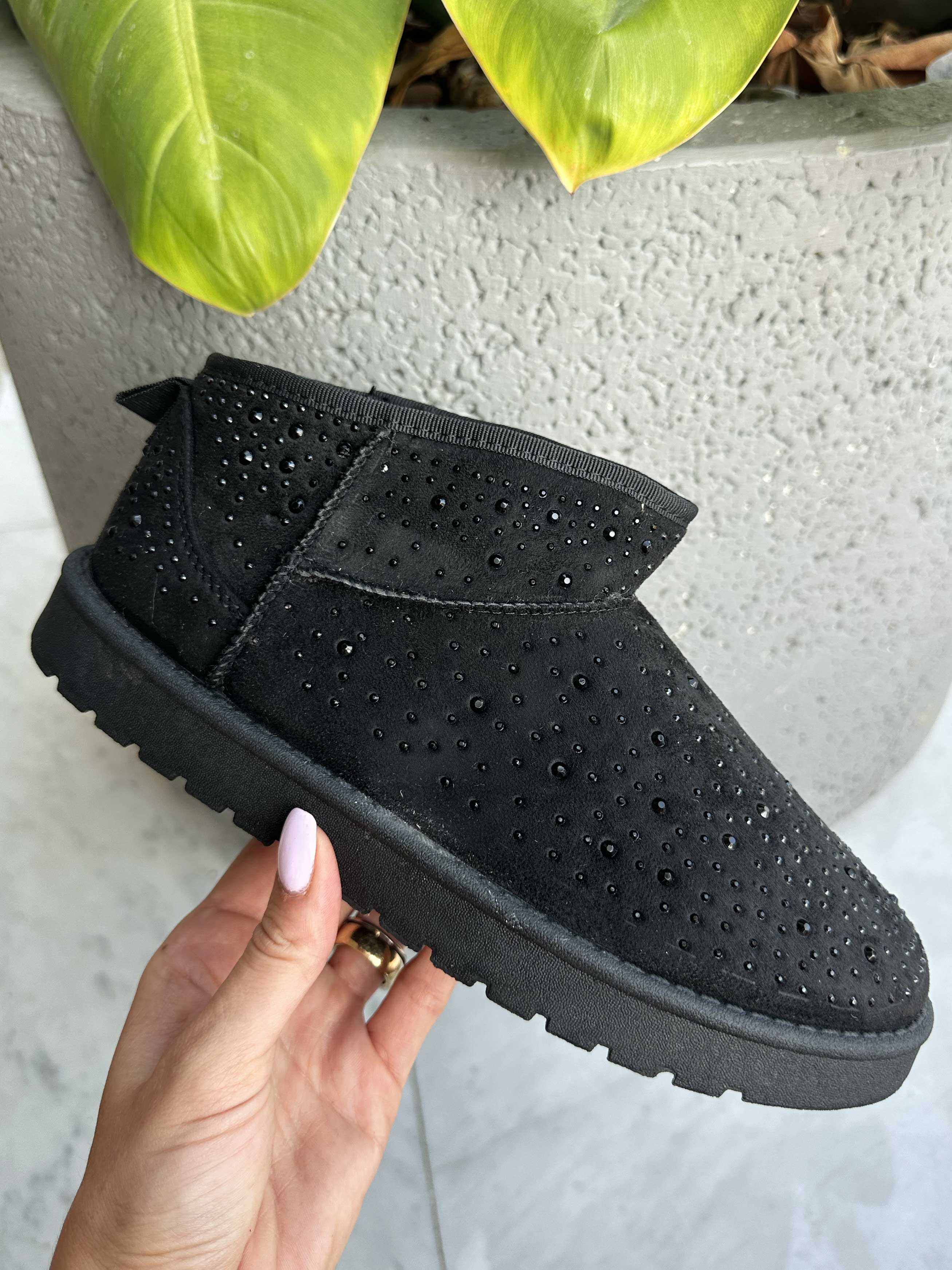 Queen - Låga teddystövlar med fuskpälskant