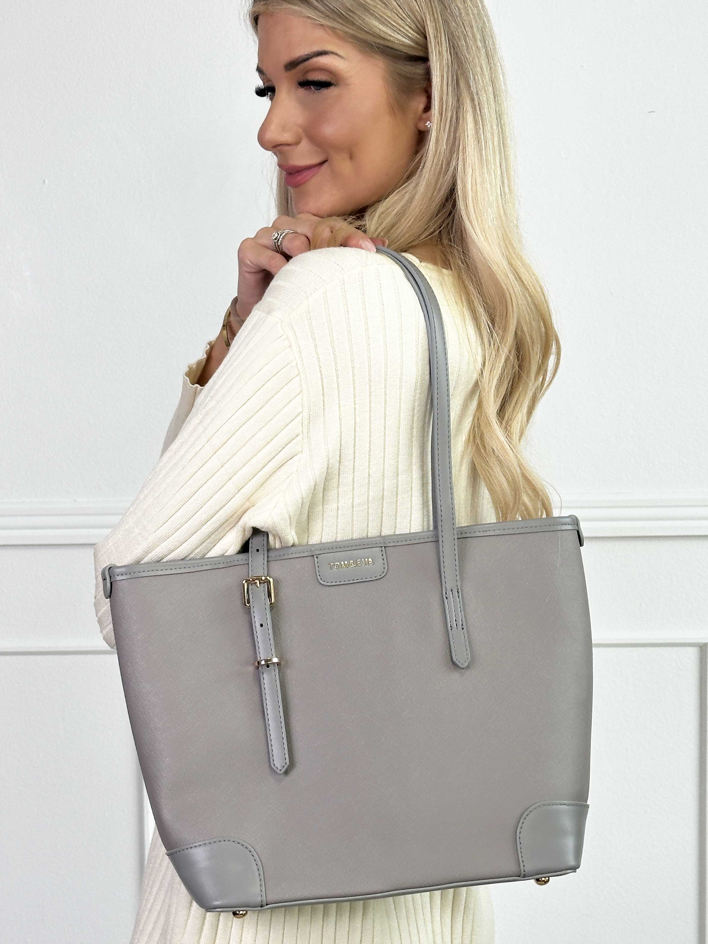 Randi - Shopper bag med justerbara axelband