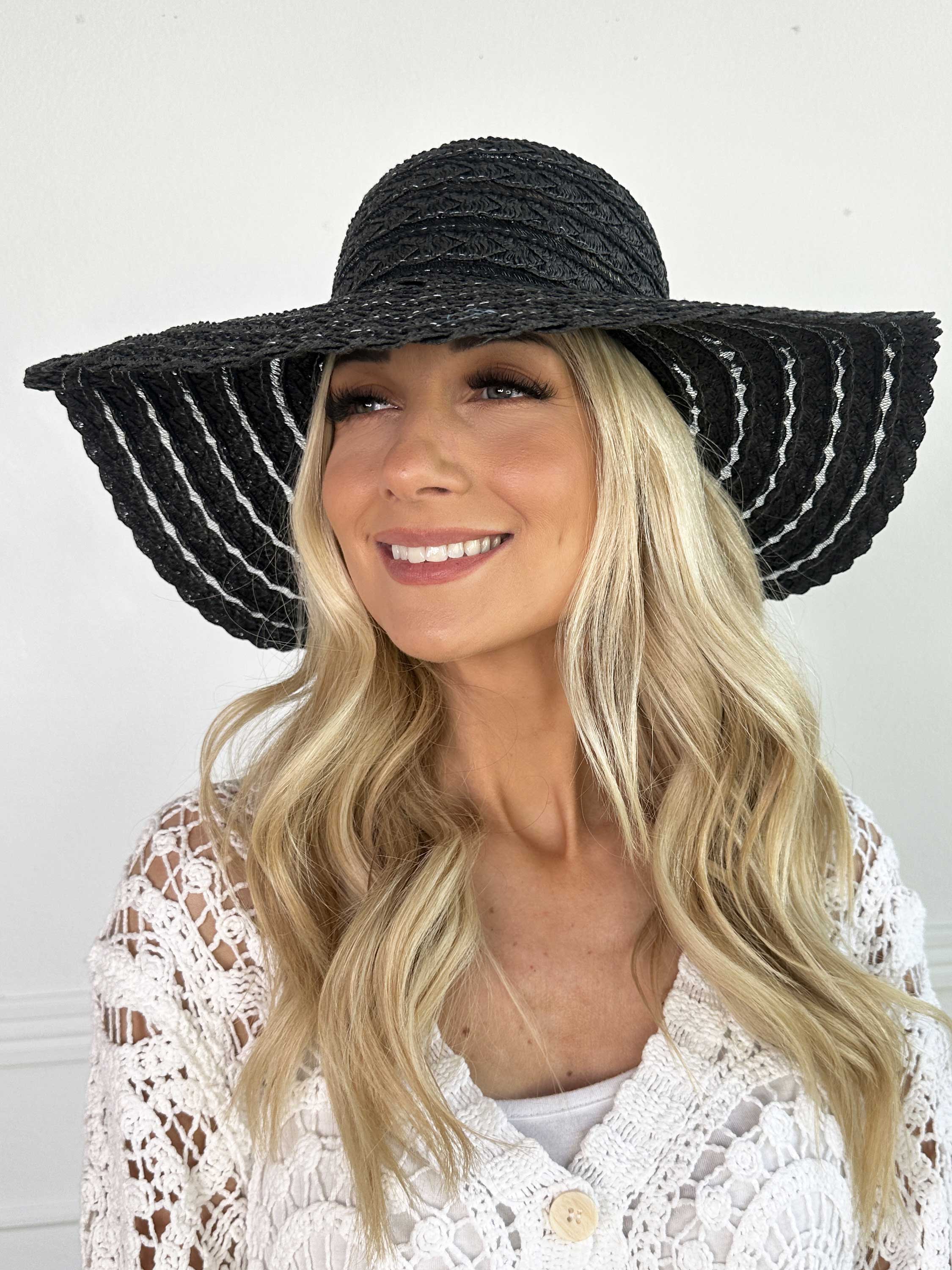 Rasmine - Stor sommarhatt i halm