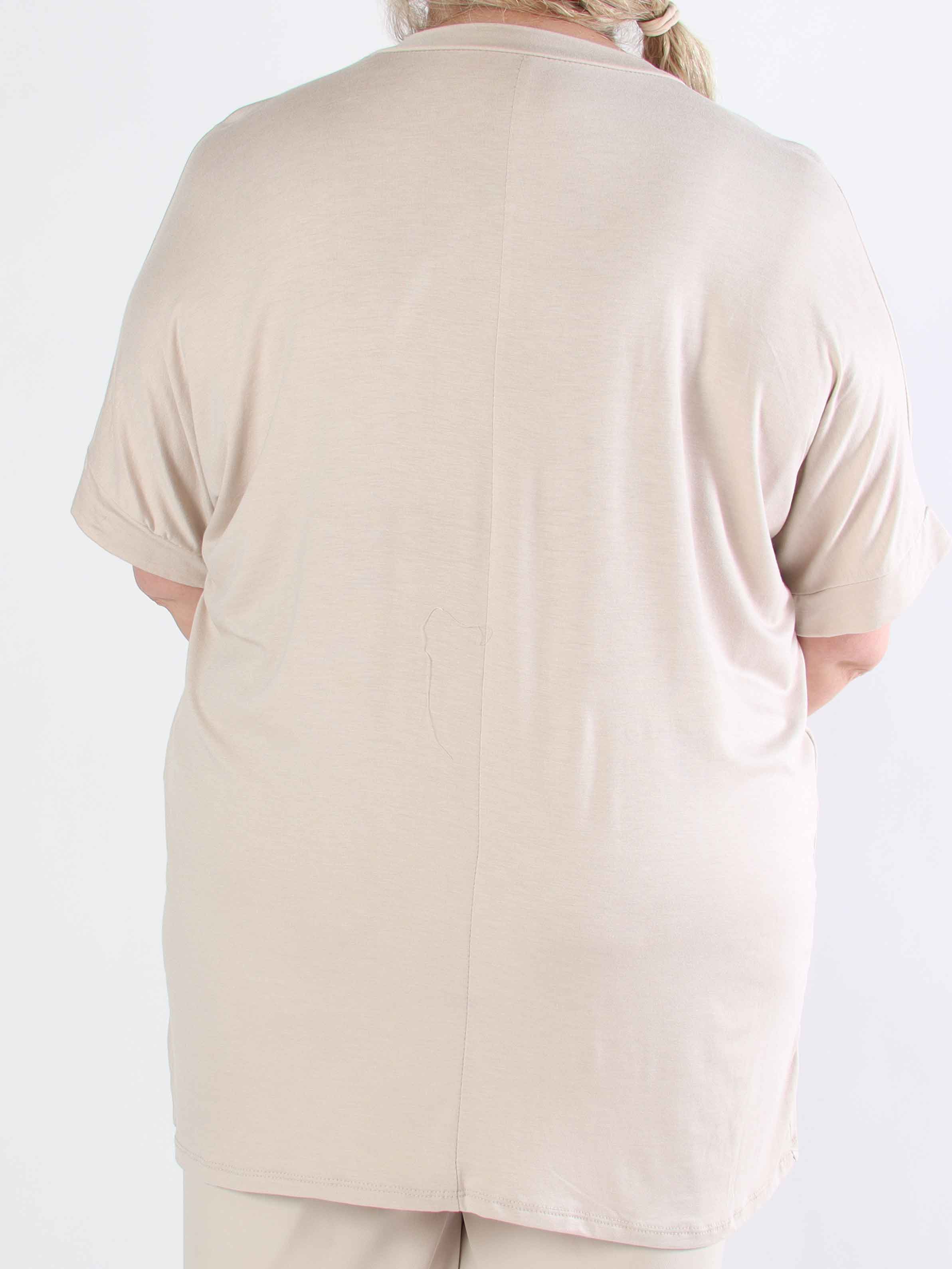Reece - Mjuk plus size t-shirt i viskos med similisten