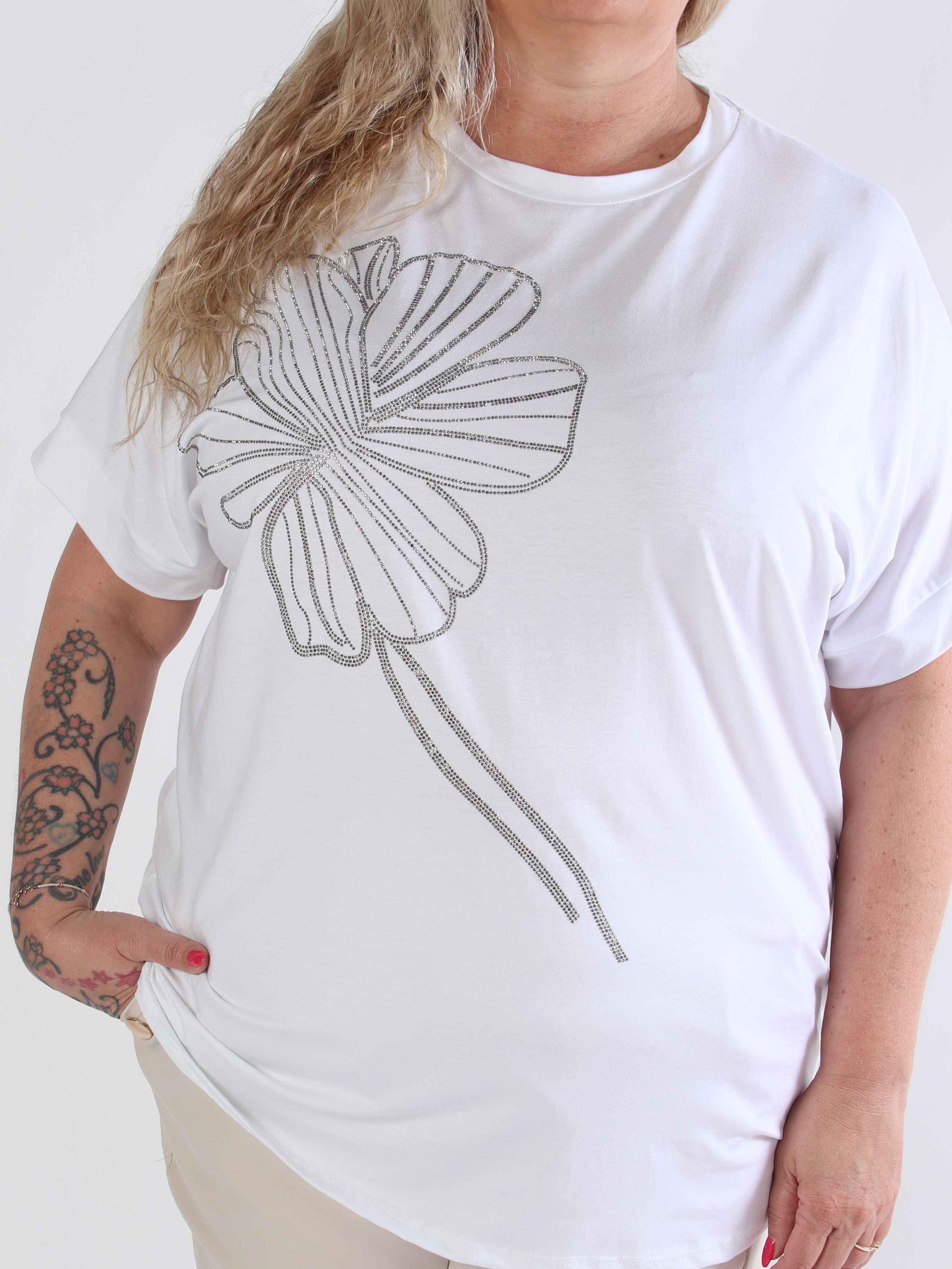 Reece - Mjuk plus size t-shirt i viskos med similisten