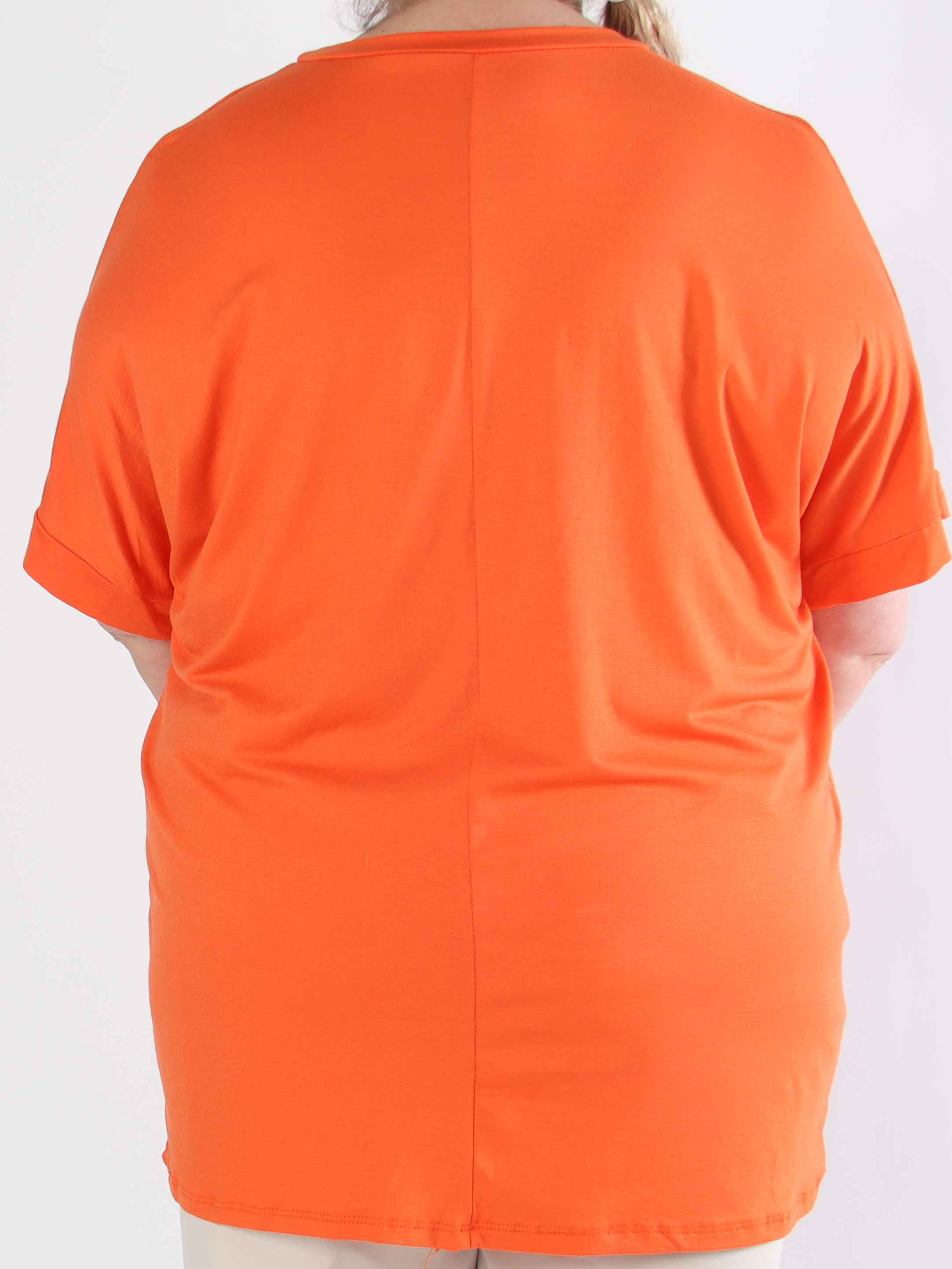 Reece - Mjuk plus size t-shirt i viskos med similisten