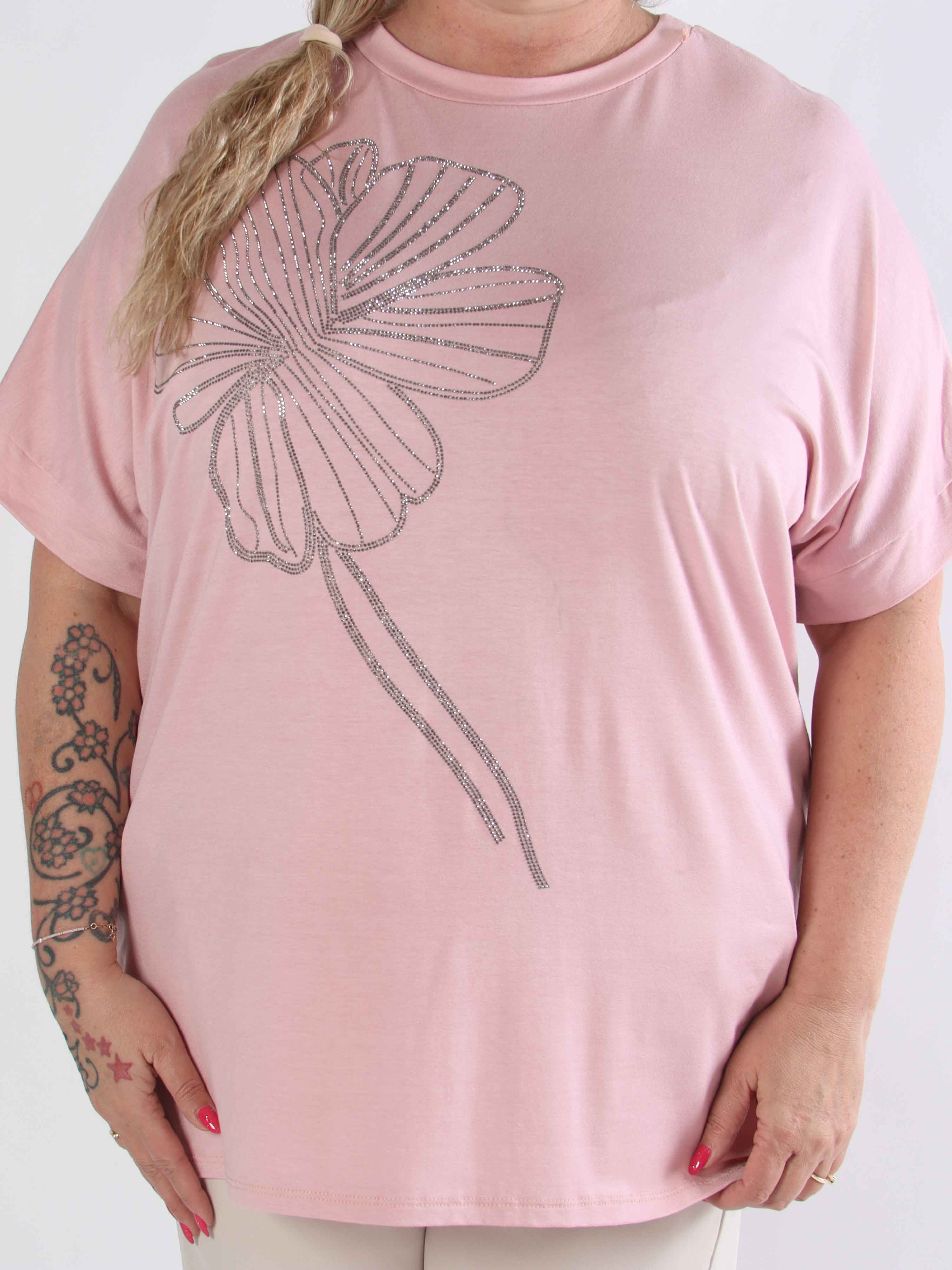 Reece - Mjuk plus size t-shirt i viskos med similisten