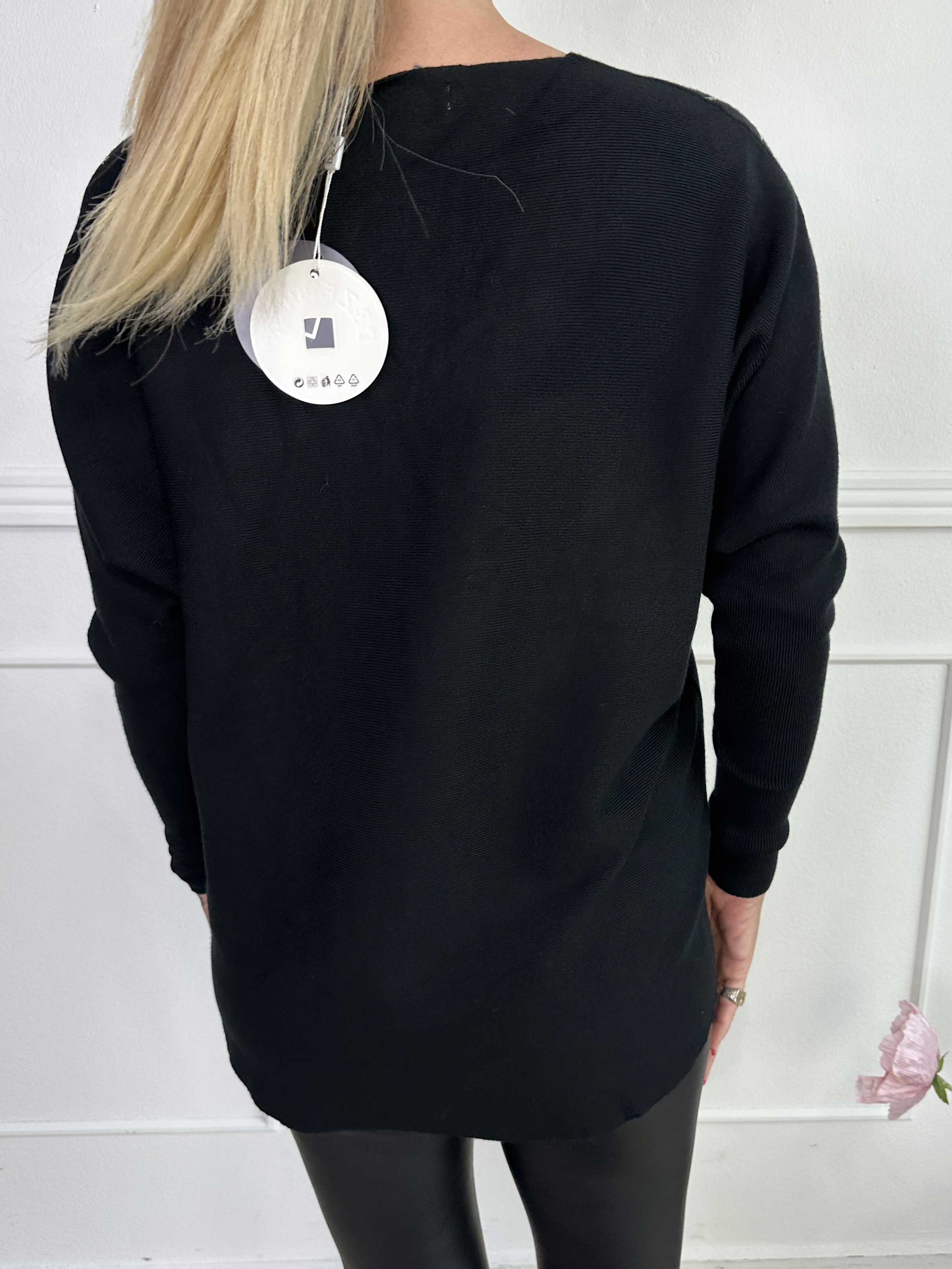 Rin - Mjuk tröja med strass