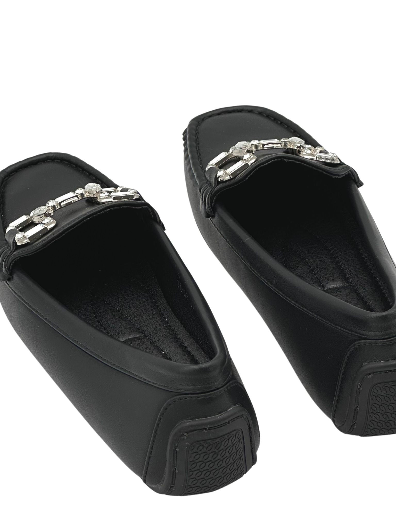 Rosalba - Moccasins med strasspänne