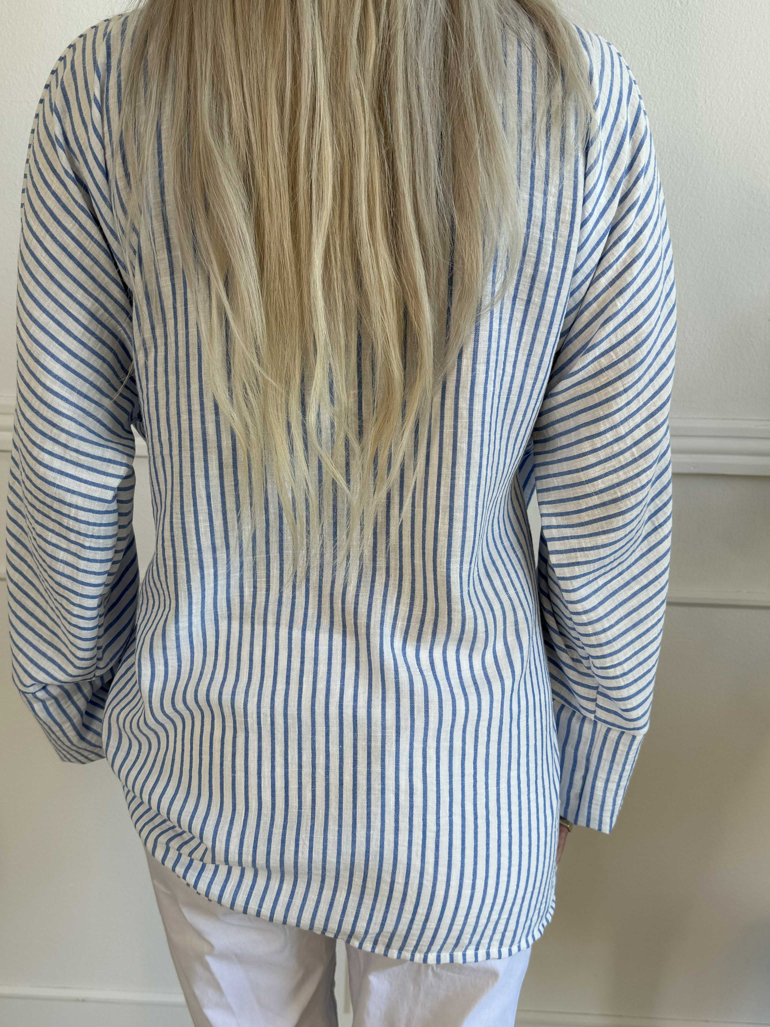 Sarah Stripe - Söt randig omlott-tunika