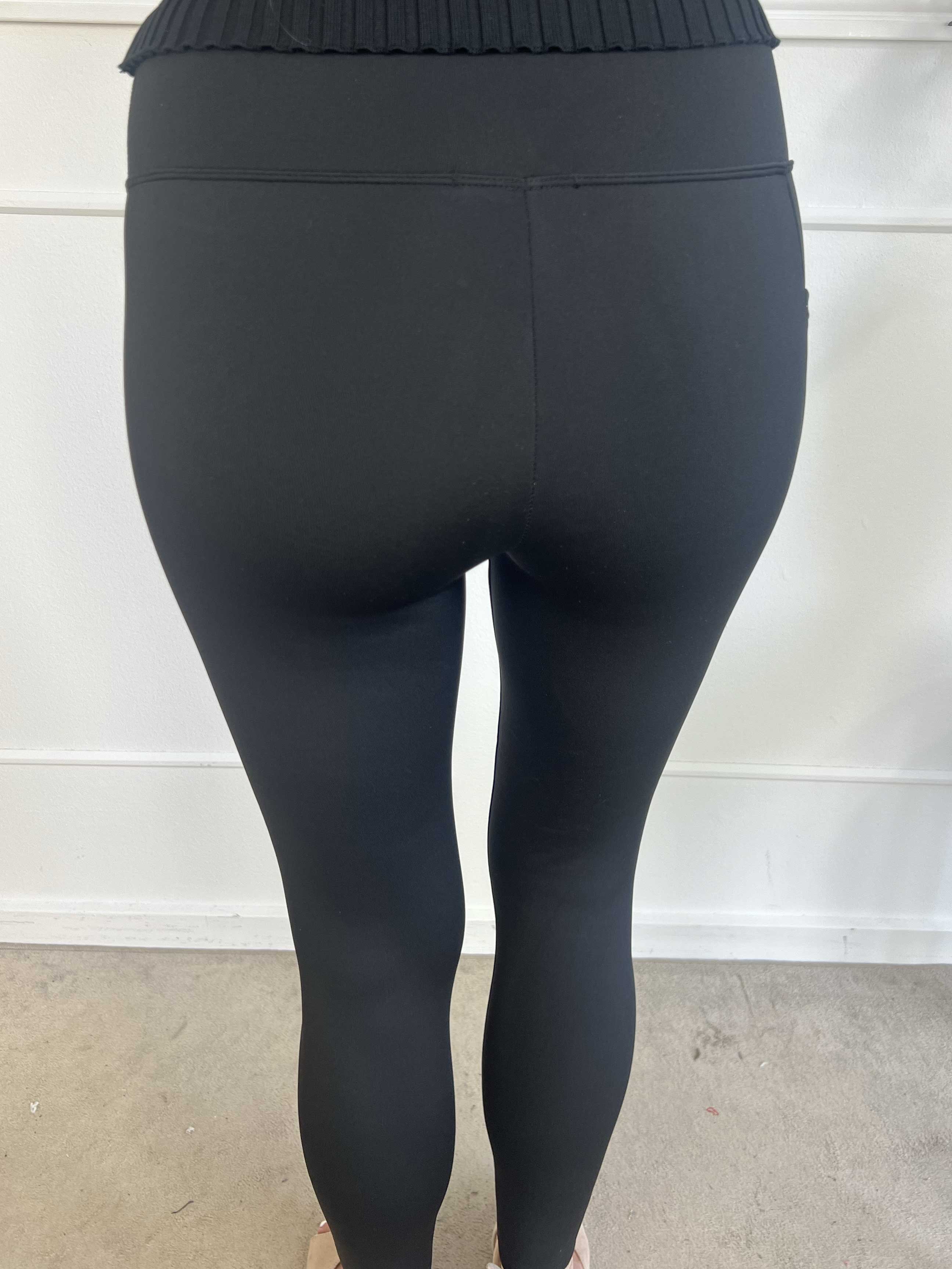Shaping Leggings - Stretchiga leggings med foder