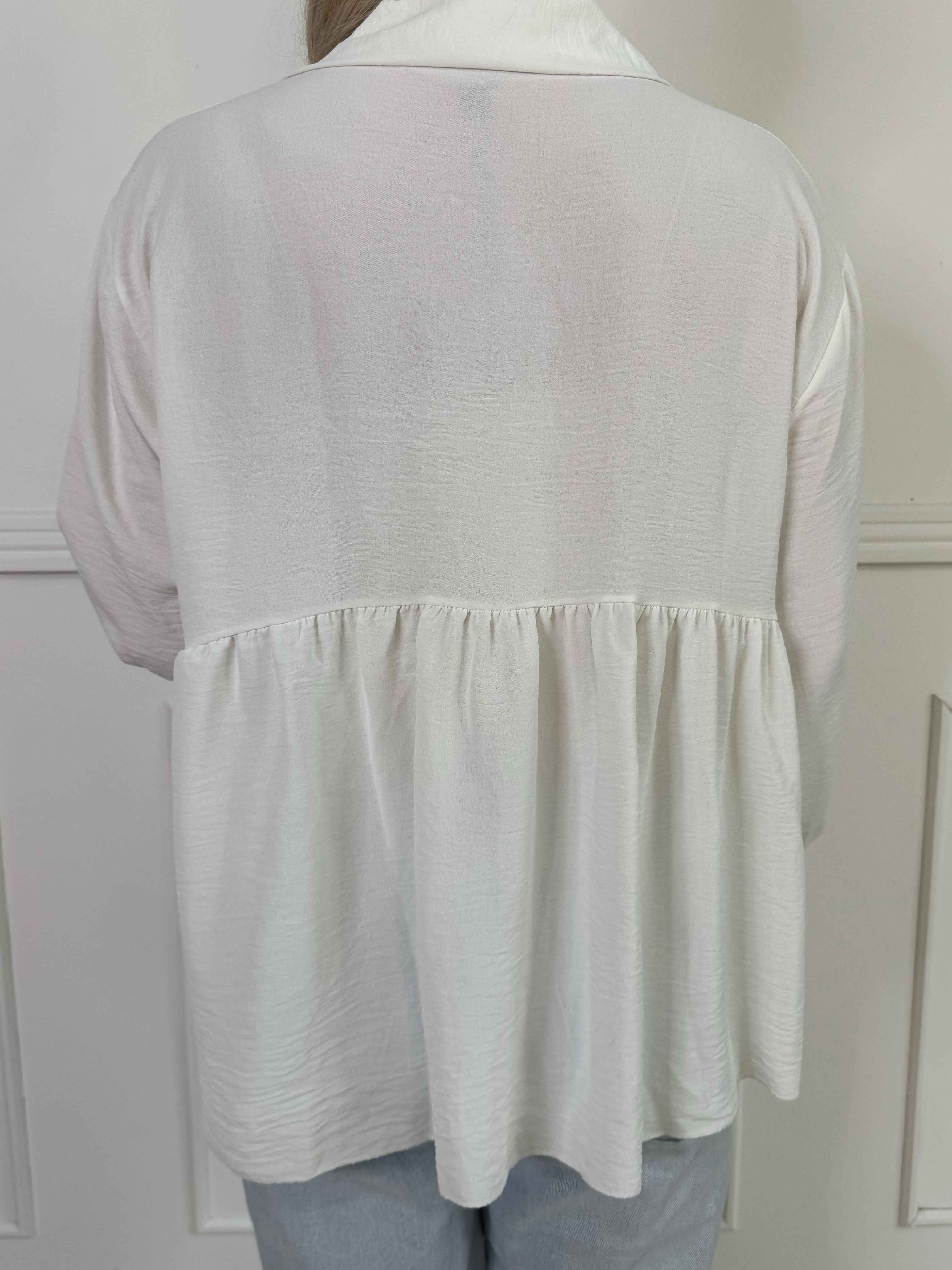 Smilla - Sød tunika i viskose med knapper